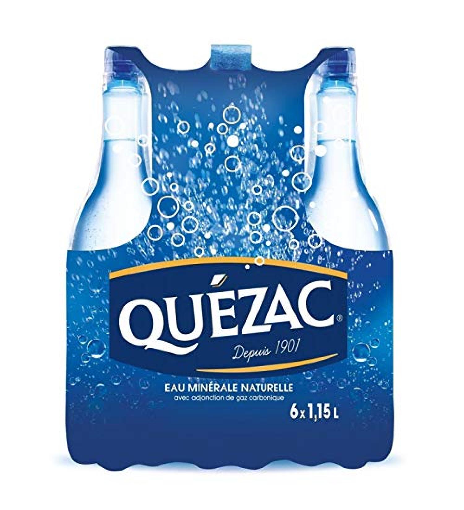 Quezac Sparkling Mineral Water 6 x 1.1 L Sold Per Unit - Buy Online on GoSupps.com