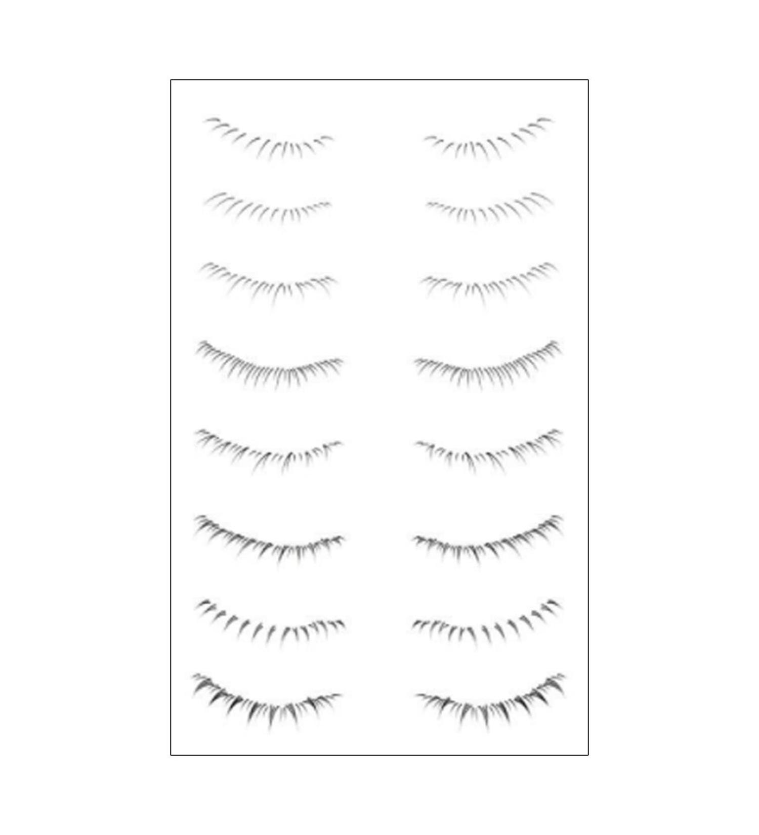 Lower Lash False Eyelashes | Natural Cartoon Individual Lashes Comic Style - Convenient Eye Makeup Sweatproof Bottom Lash Extension for Women Theme  - Buy Online on GoSupps.com