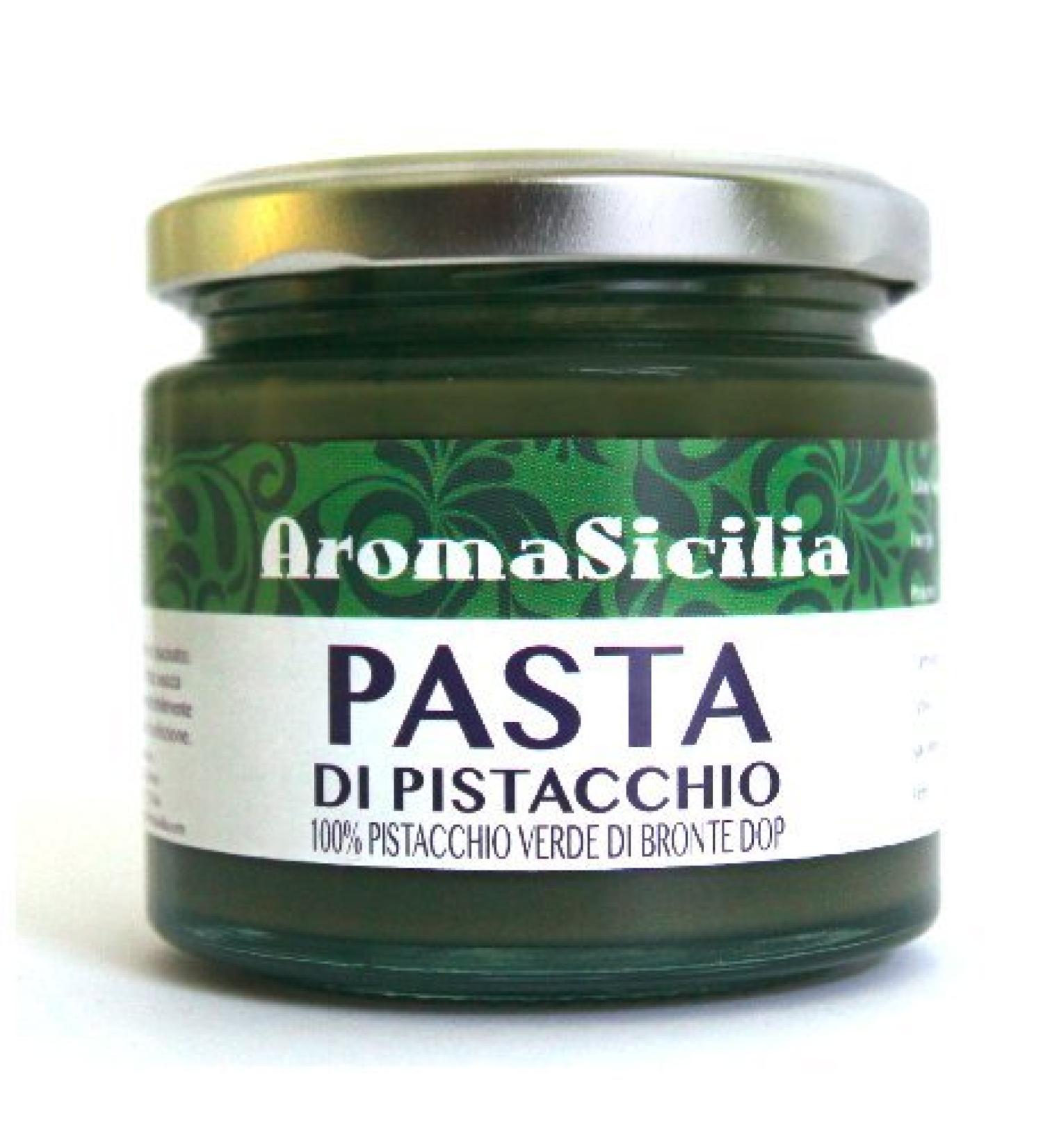 190gr pure pistachio mark from 100% of the world's best pistachios from Bronte Sicily without dyes unsuitable for the manufacture for the production of ice cream dessert cake (190gr) 190 g (1 Pack)