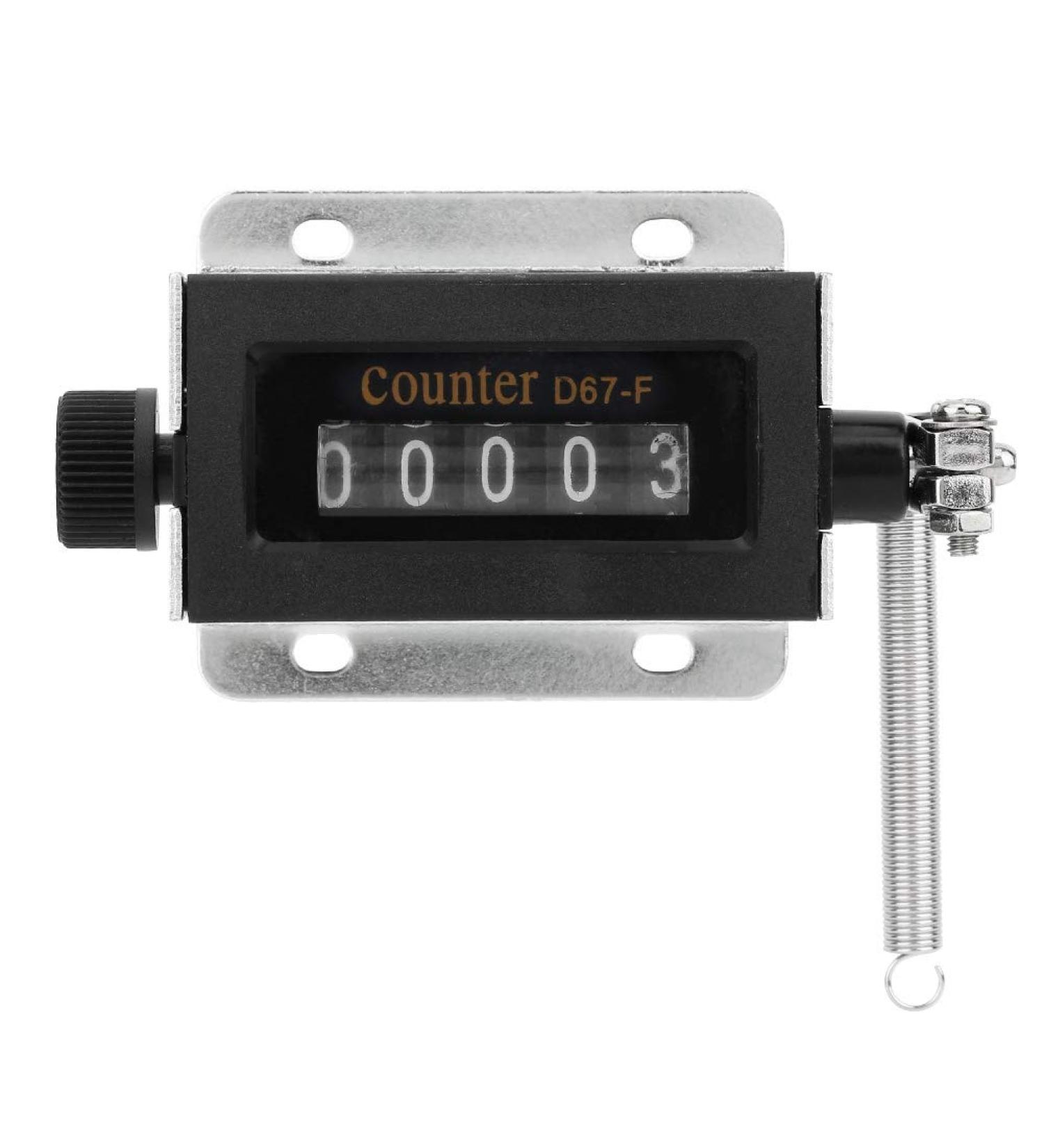 Buy Akozon D67F 5-Digit Mechanical Tally Counter - Accurate Manual Handling Stroke Meter for International Shipping - Buy Online on GoSupps.com