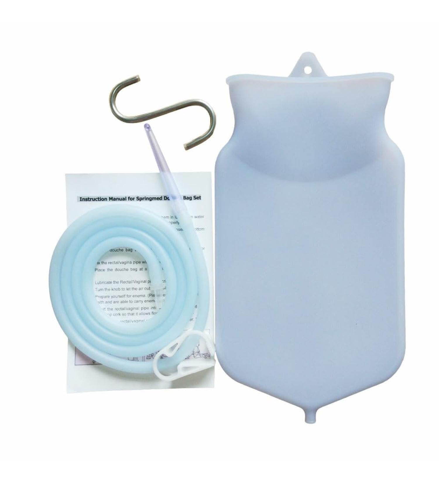 Coloring Bag Set for Intestinal Cleaning | Reusable Coffee Closet Set with 150cm Silicone Hose & 4 Nozzle Tips | Eco-Friendly & Durable - Buy Online on GoSupps.com