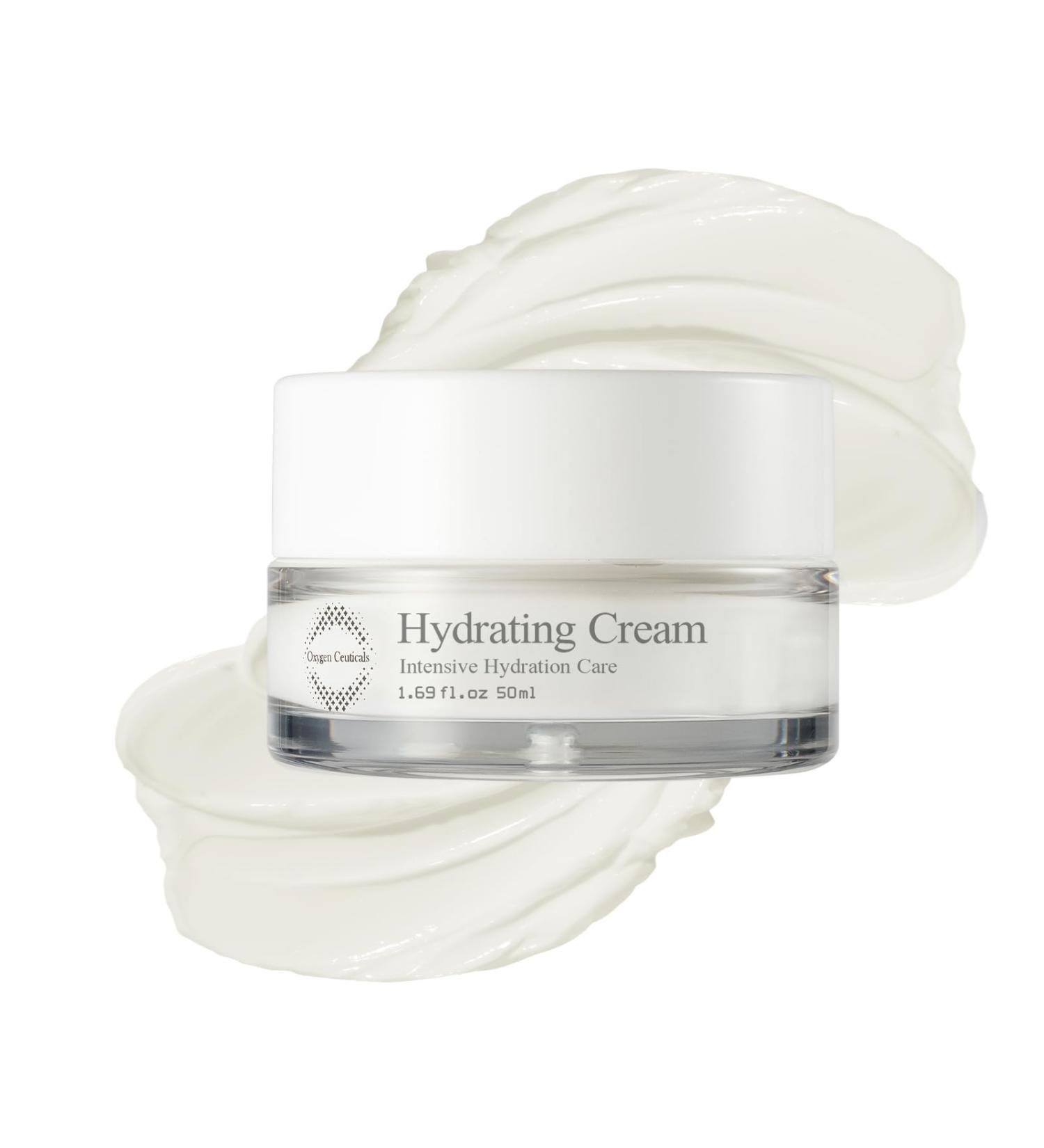 OxygenCeuticals Hydrating Cream Radiance Moisture Cream with Edelweiss Callus Extract, Niacinamide & Sclerotium Gum, Tone-Up, Radiance & Hydrating Care for Dull, Dry Skin. 1.69 fl.oz (50ml) - Buy Online on GoSupps.com