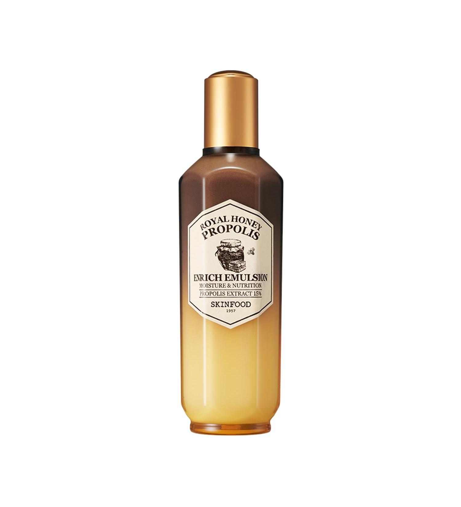 Buy SKINFOOD Royal Honey Essential Emulsion 160ml - Nourishing & Hydrating Concentrated Aged Honey for Dry Skin | International Shipping Available - Buy Online on GoSupps.com