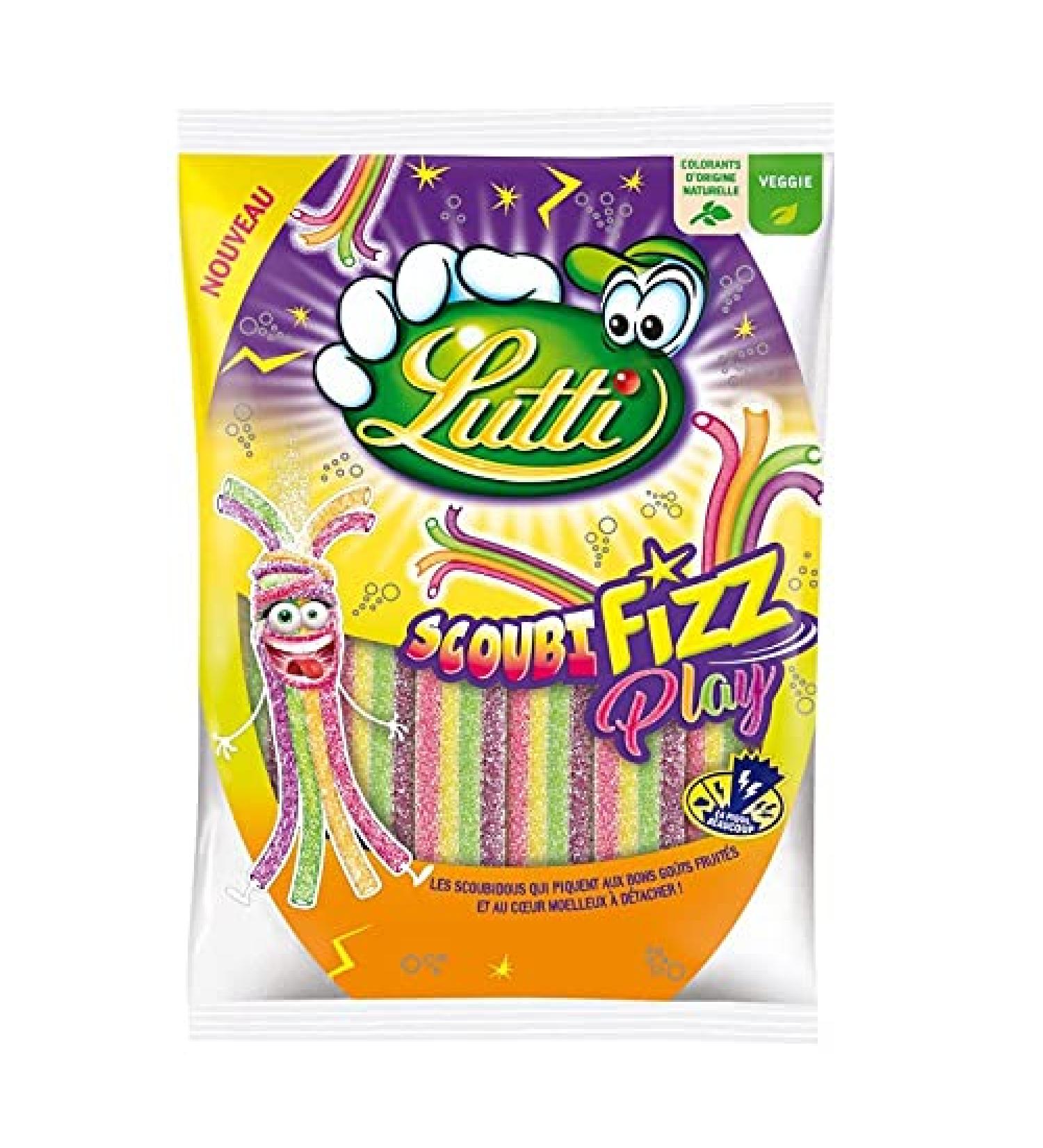 Lutti Scoubifizz Play 180 g (Pack of 4)