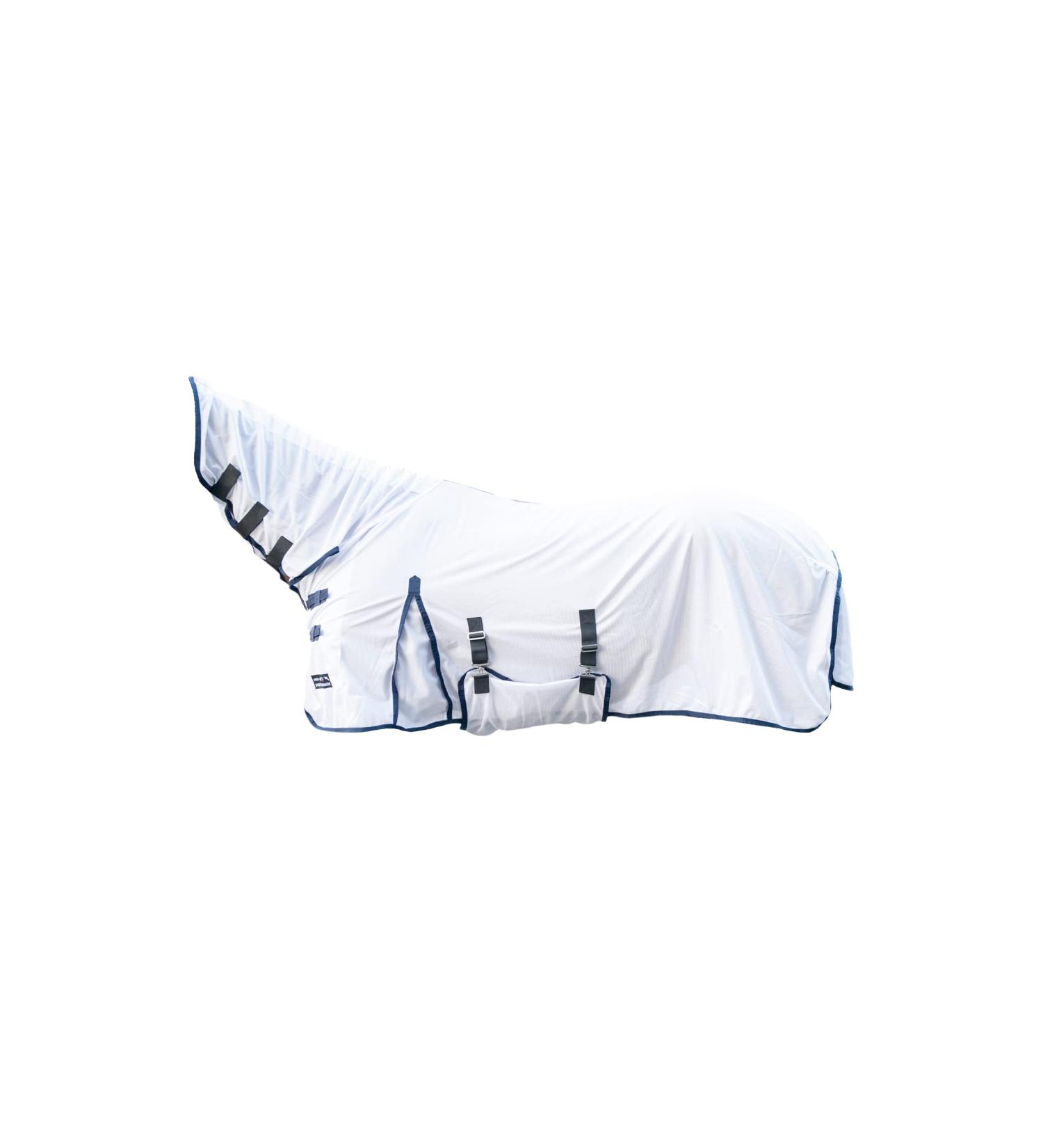 HKM 4057052161179 Fly Rug Lyon with Neck Part - 1200 White 115 cm | International Shipping Available - Buy Online on GoSupps.com