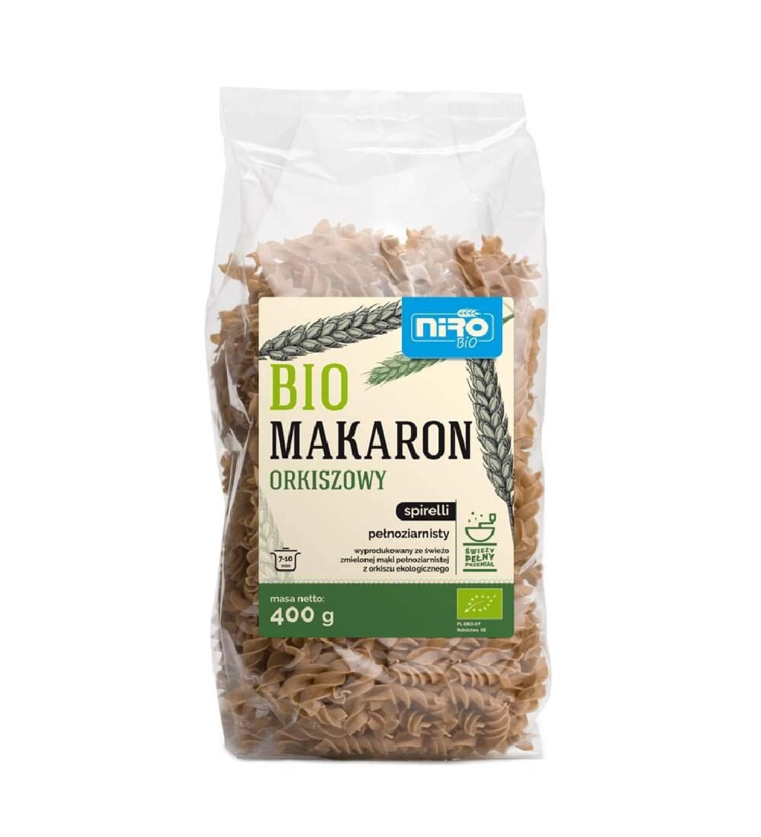 Niro Niro Organic Spirelli Whole Flour Pasta 400 g