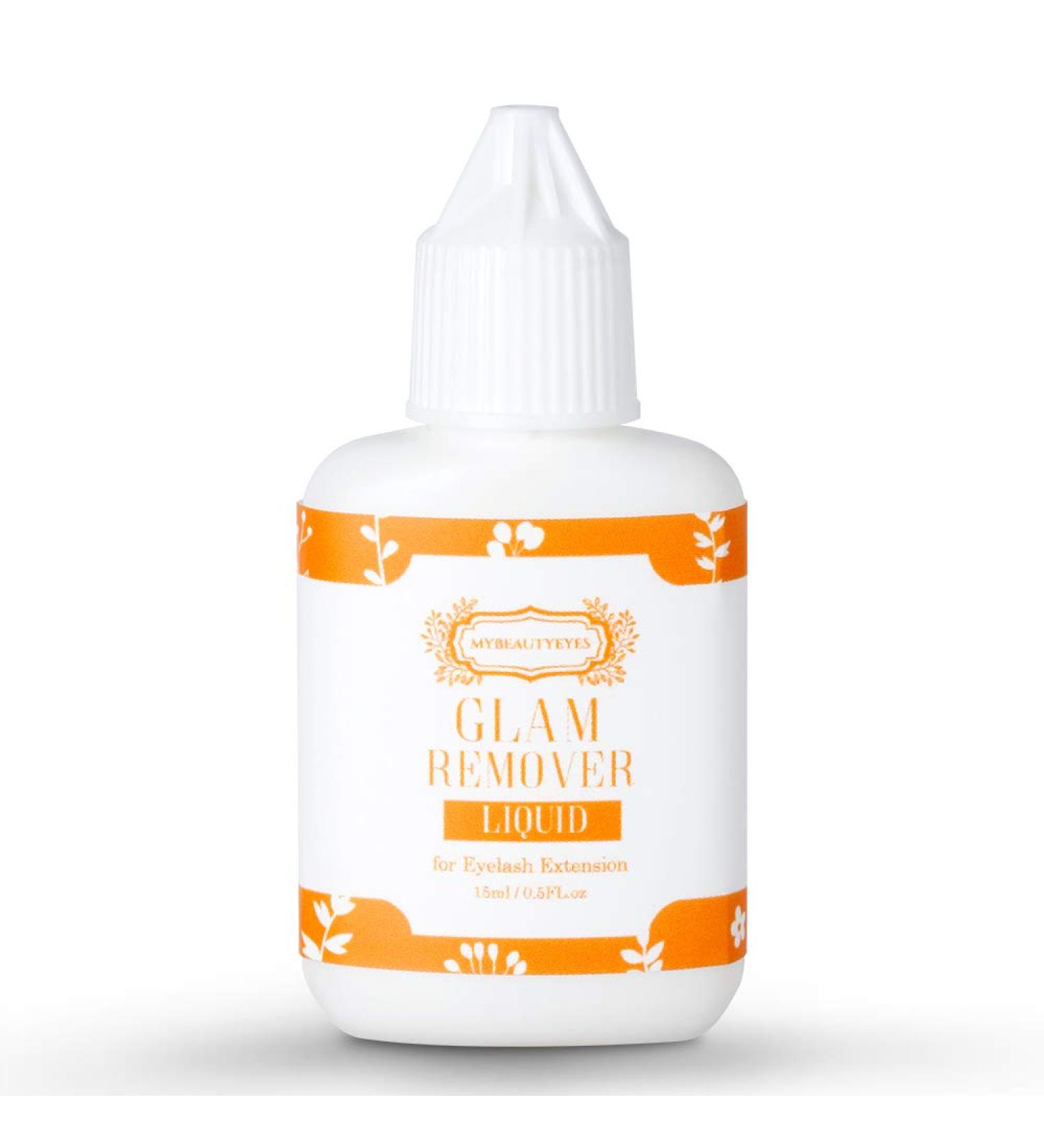 Mybeautyeyes Eyelash Extension Glam Remover Liquid 15ml | Fast & Easy Adhesive Removal - Buy Online on GoSupps.com