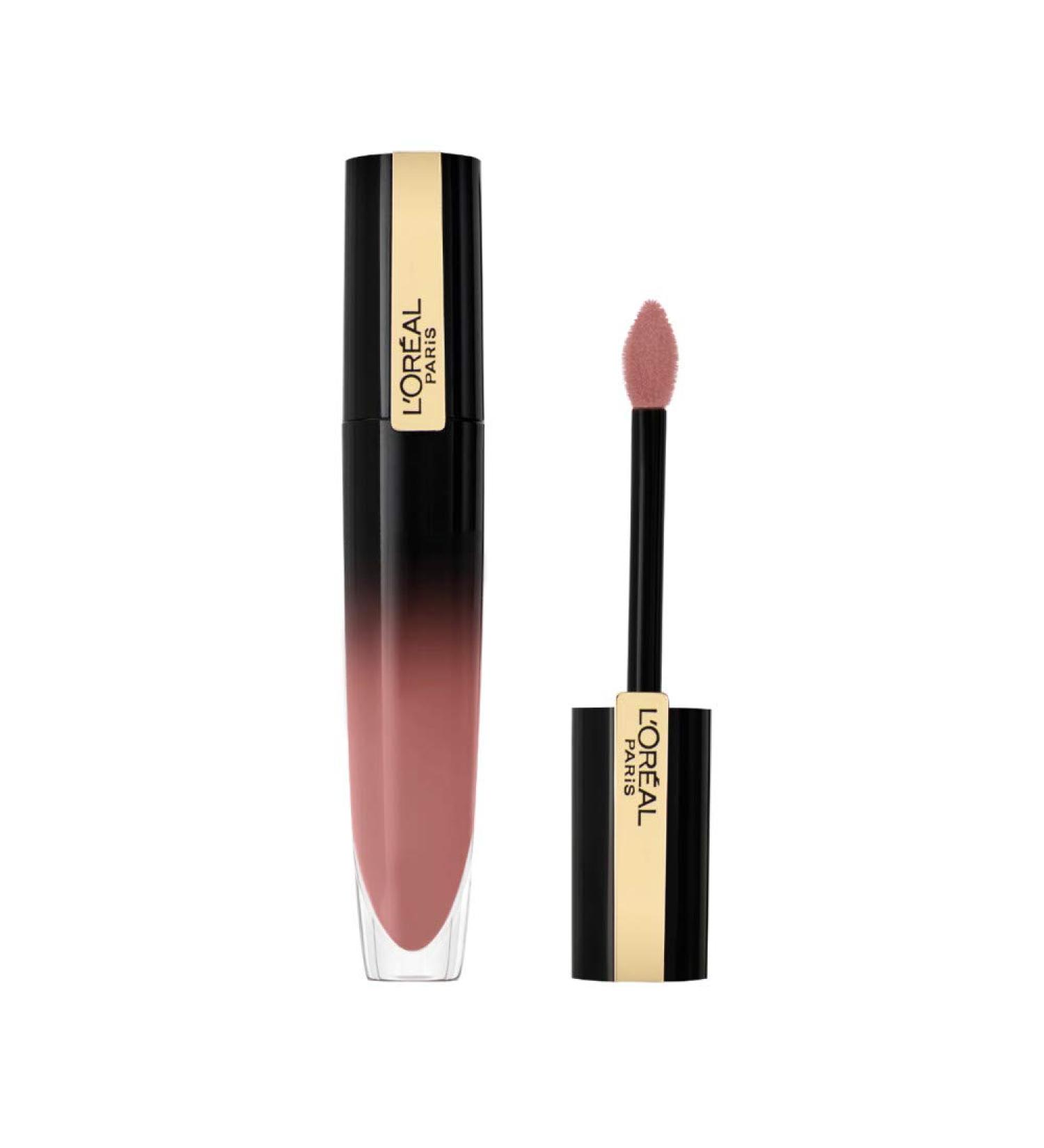 L'Oreal Paris Brilliant Signature High Shine Nude Lip Ink 301 Be Determined Beige 7 ml - 1 Pack - Buy Online on GoSupps.com