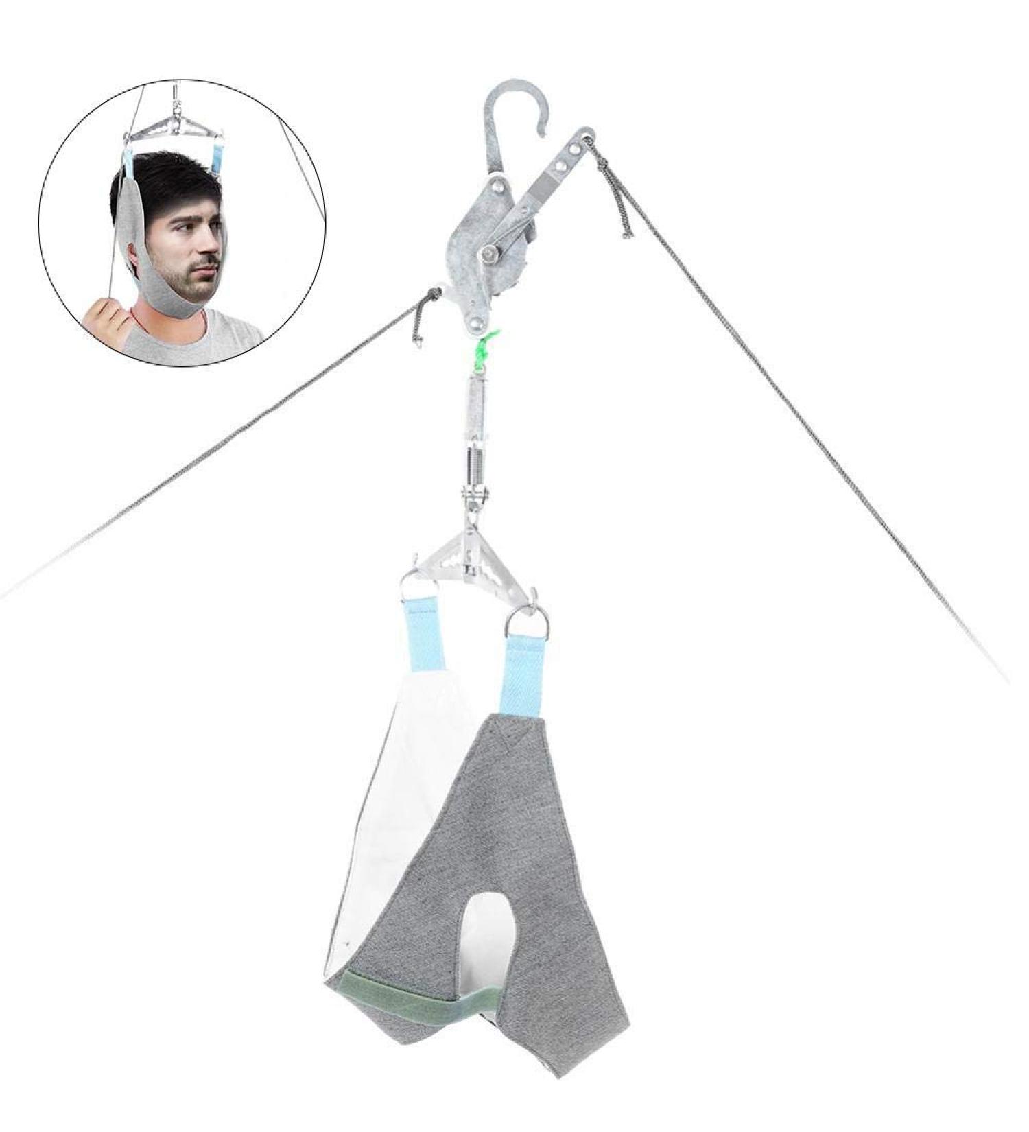 Adjustable Cervical Traction Neck Support - Pain Relief & Fixation Stretcher for Optimal Hinking Valae Correction - Buy Online on GoSupps.com