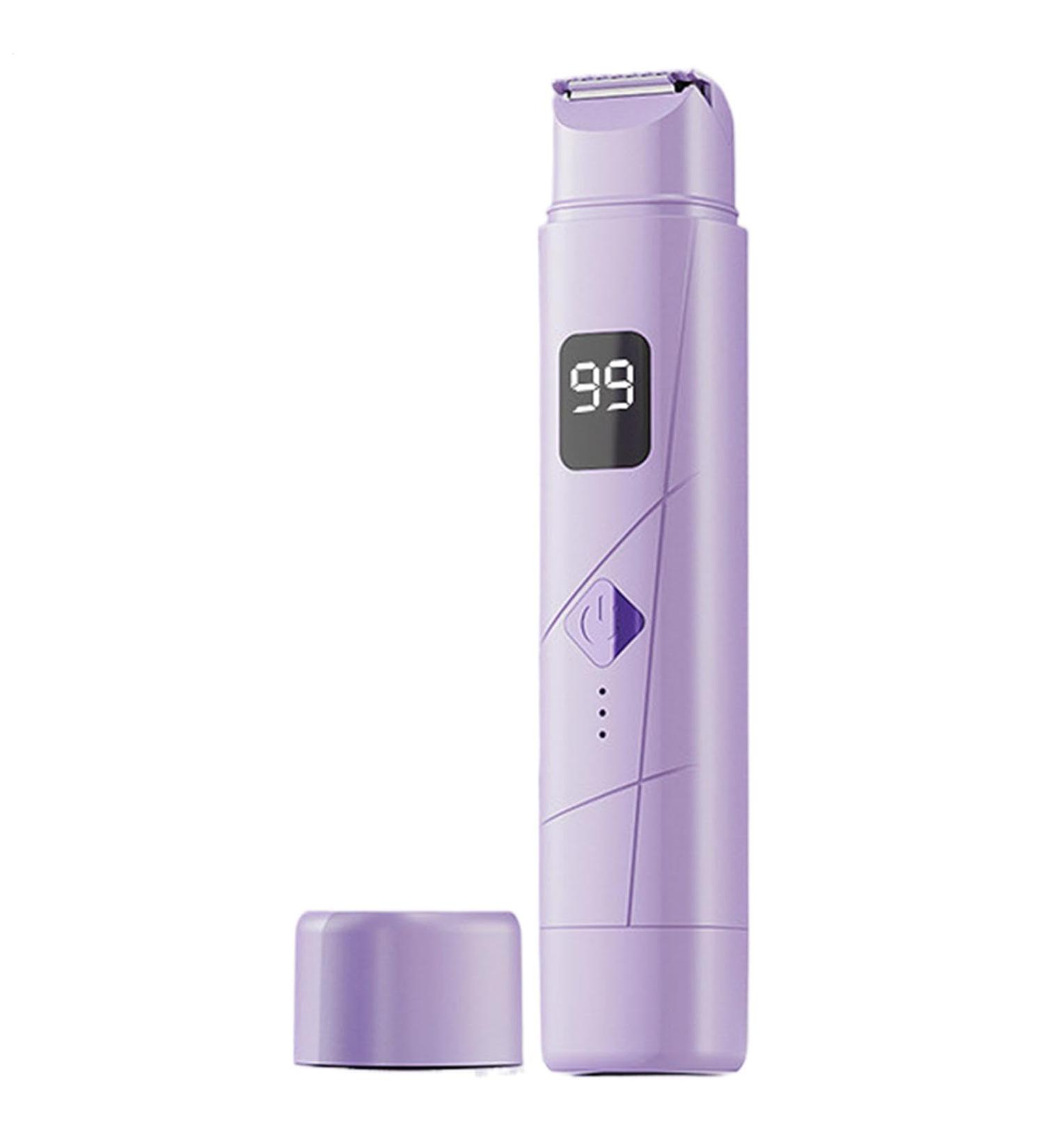 Rrlihjgu Double Head Shaver for Women Electric Double Head Shaver for Women Electric Body Hair Trimmer 2 in 1 Bikini Trimmer Body Hair Trimmer Purple - Buy Online on GoSupps.com
