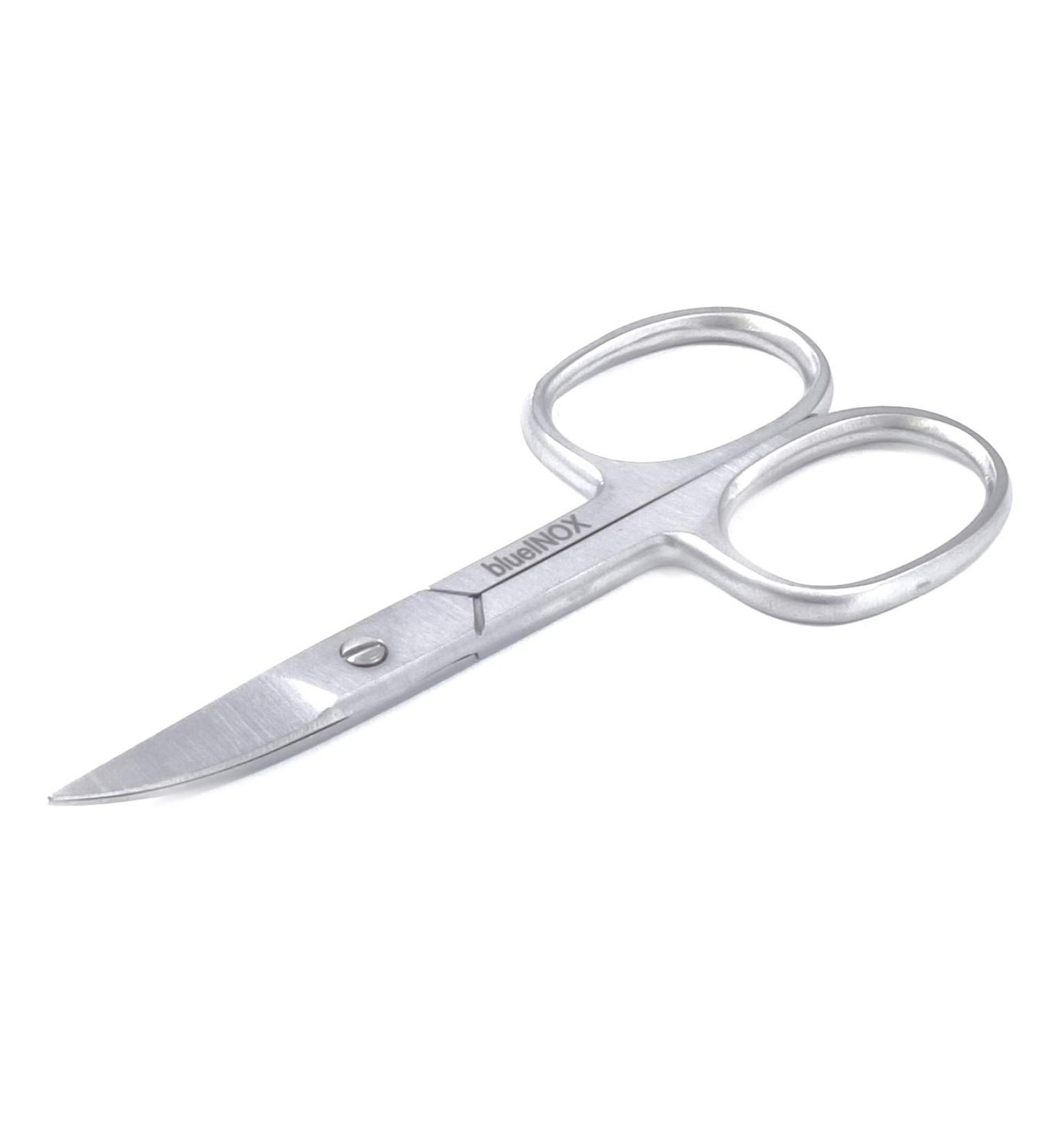blueINOX nail scissors for left-handers Classic stainless steel