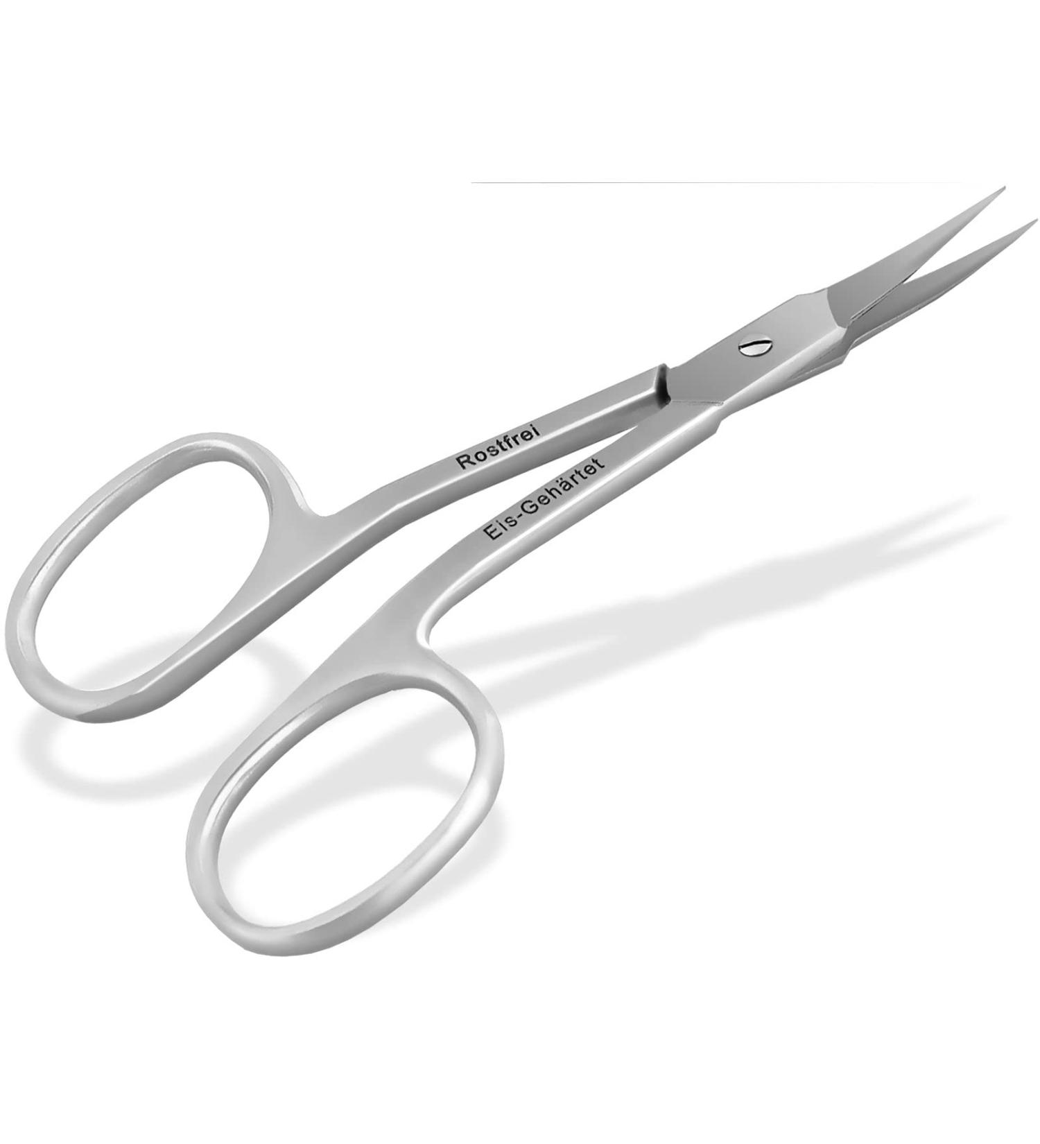 Buy Ergonomic Nail & Cuticle Scissors | Curved Design for Comfortable Wrist-Friendly Use - International Shipping Available - Buy Online on GoSupps.com