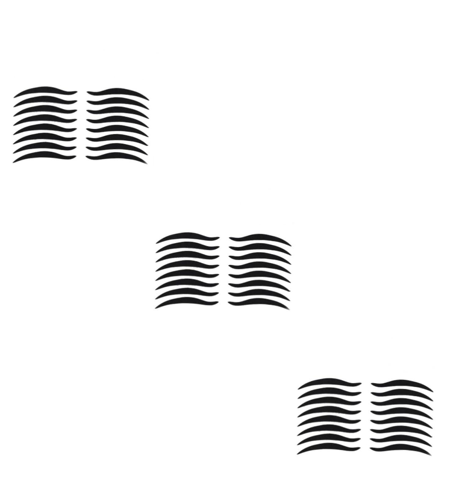 TOVINANNA 240 Pairs Eyeliner Eyeshadow Sticker Black Eyelid Tape Cat Eye Eyeliner Stickers Black Eyeliner Sticker Makeup Stickers Eyeline Tape Reusable Eyelid Stickers Water Proof Smoky - Buy Online on GoSupps.com