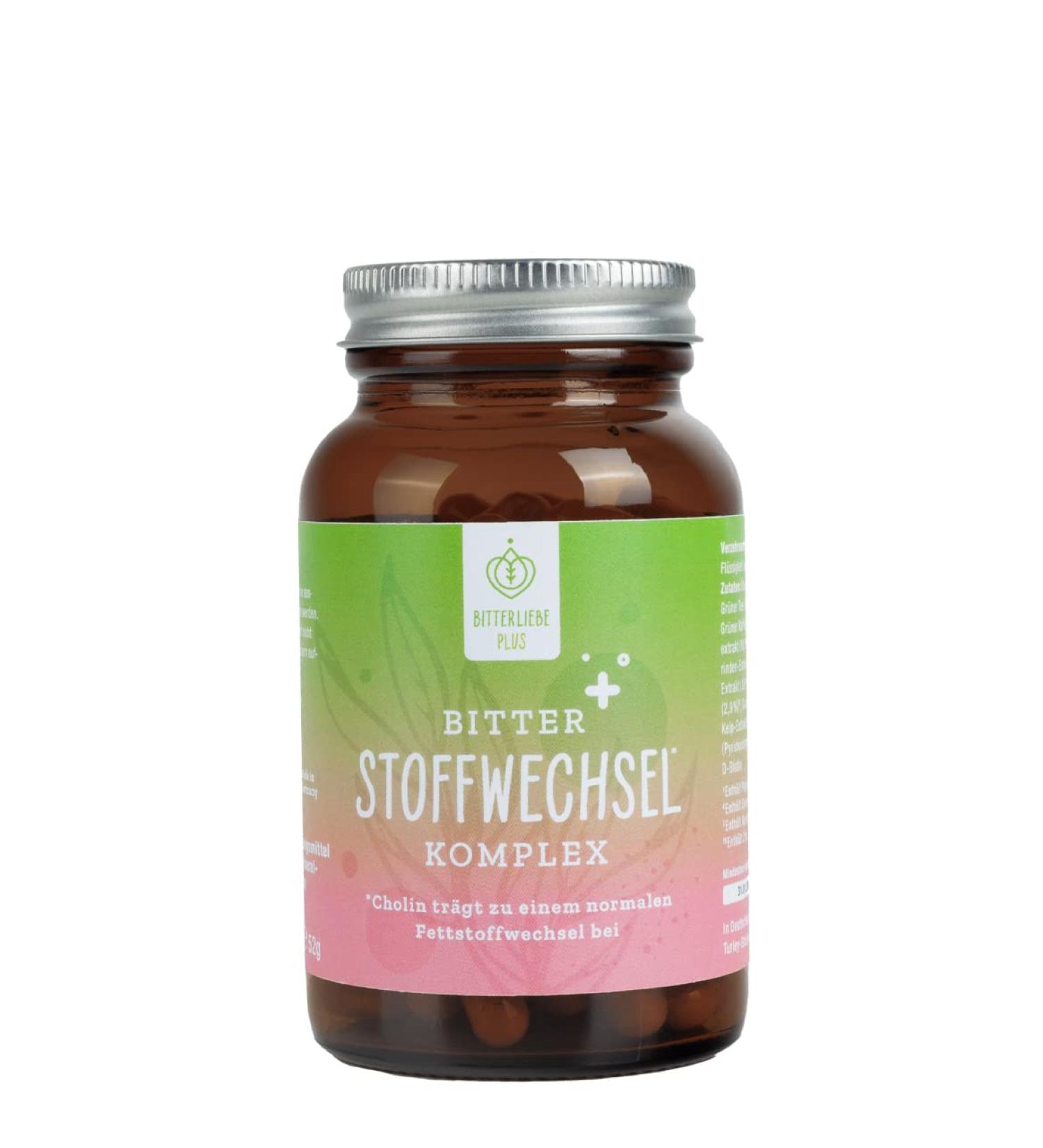 Bitter Love Metabolism Complex - 90 Tablets with Bitter Substances Choline & Zinc for Optimal Fat Metabolism - Shop Now for International Shipping! - Buy Online on GoSupps.com