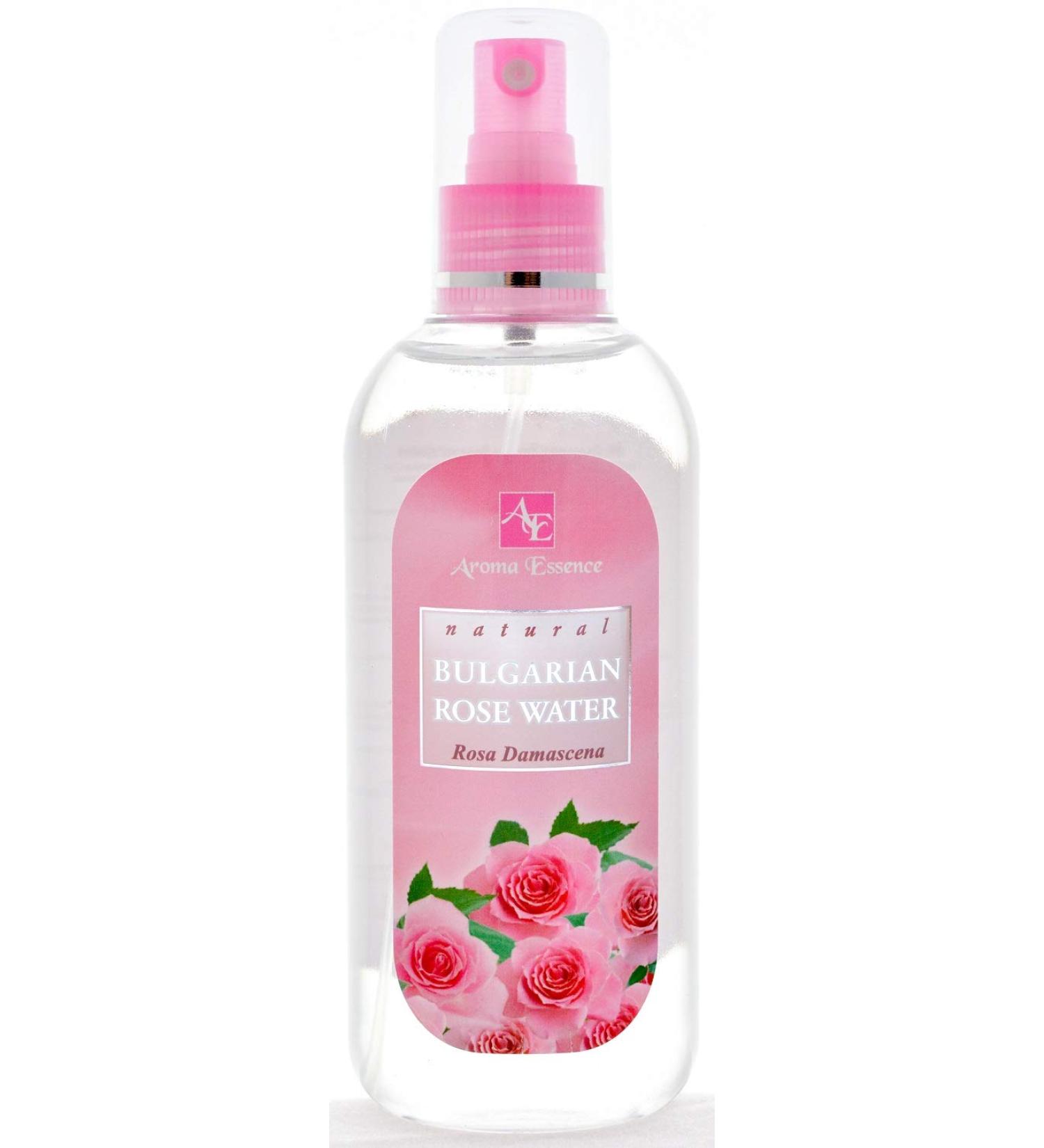 100% Natural Bulgarian Rose Water Spray 200ml Moisturising and Refreshing Face Body Hair Toner Pure Calming and Cleansing Rose Hydrolat Mist Irritated Acne Sensitive Skin Toner - Buy Online on GoSupps.com