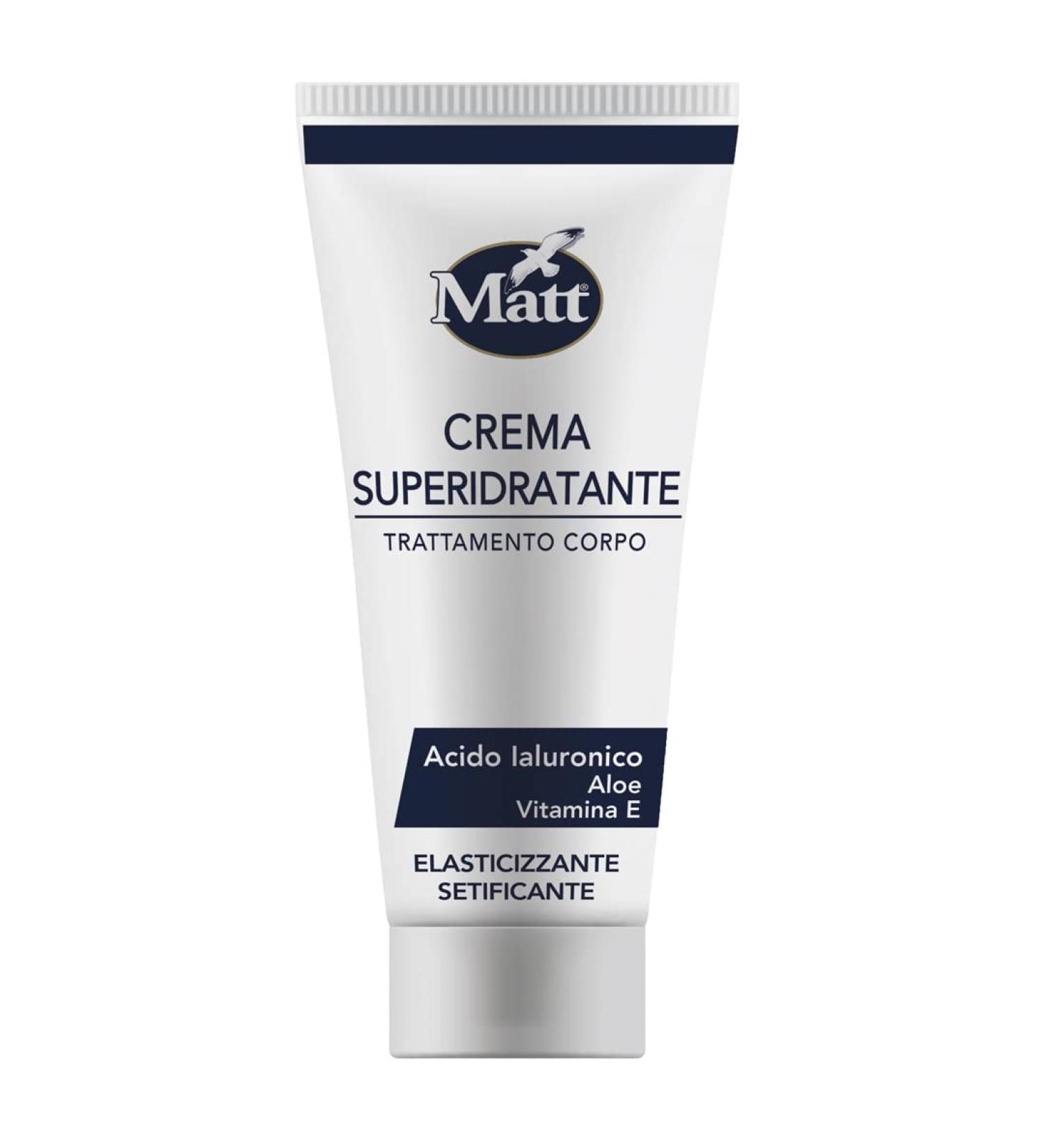Matt Matt - Super-Hydrating Body Cream - Moisturizer for Dry Skin with Hyaluronic Acid Aloe and Vitamin E - 200 ml