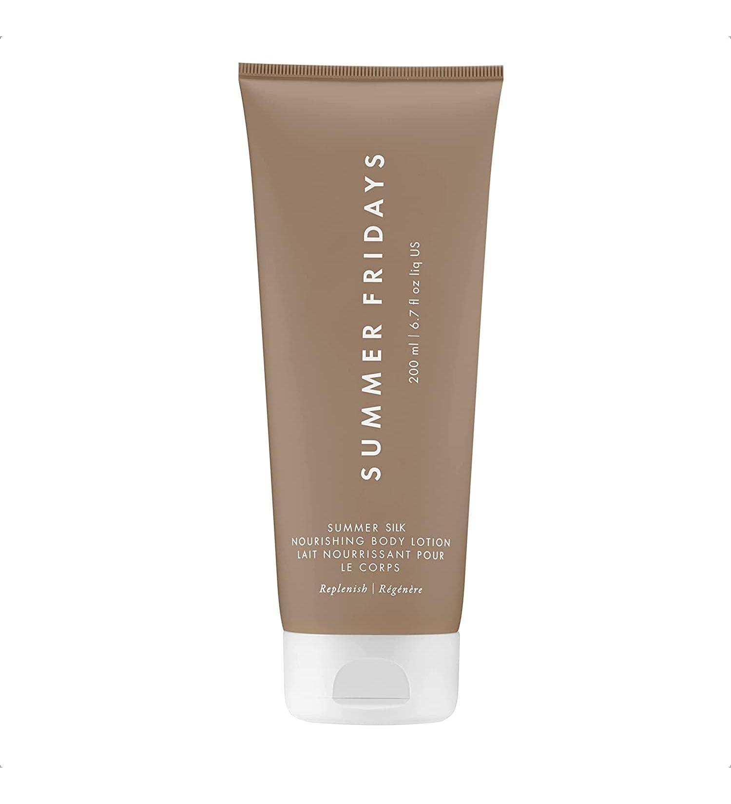 Summer Fridays Silk Nourishing Body Lotion | Hydrating Non-Greasy Formula with Hyaluronic Acid & Shea Butter - 6.7 Fl Oz - Ideal for Everyday Use - Buy Online on GoSupps.com