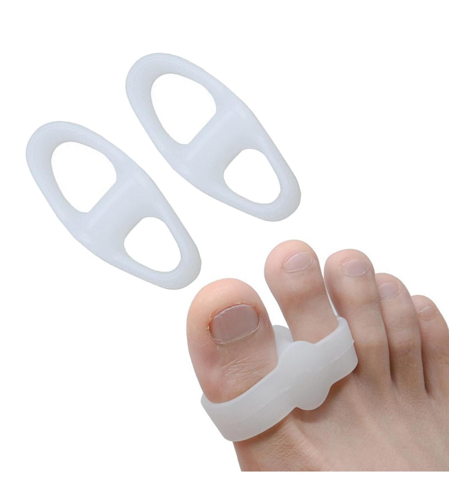 Xvilmaun Silicone Toe Separator | Comfortable Orthopedic Foot Spreader for Overlapping & Hammer Toes - Size L - Buy Online on GoSupps.com
