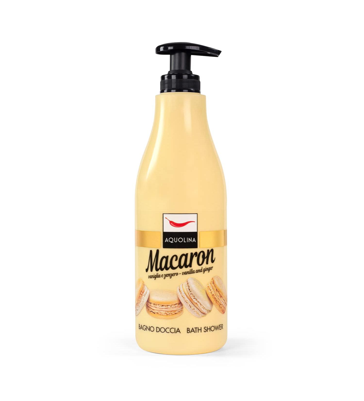 Aquolina Macaron Vanilla & Ginger Shower Gel | Delicate Bubble Bath 500ml - International Shipping Available - Buy Online on GoSupps.com