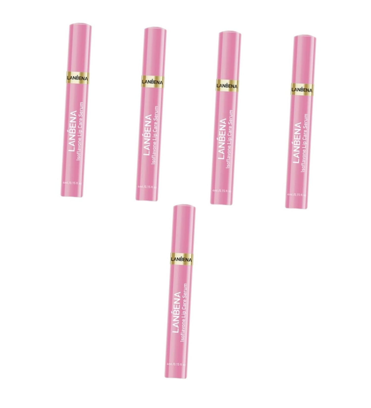 Healeved 5pcs Lip Serum Lip Oil Lipgloss Lip Balm Clear Lip Gloss Lip Tint Lip Care Supplies Lip Pomade Water - Buy Online on GoSupps.com