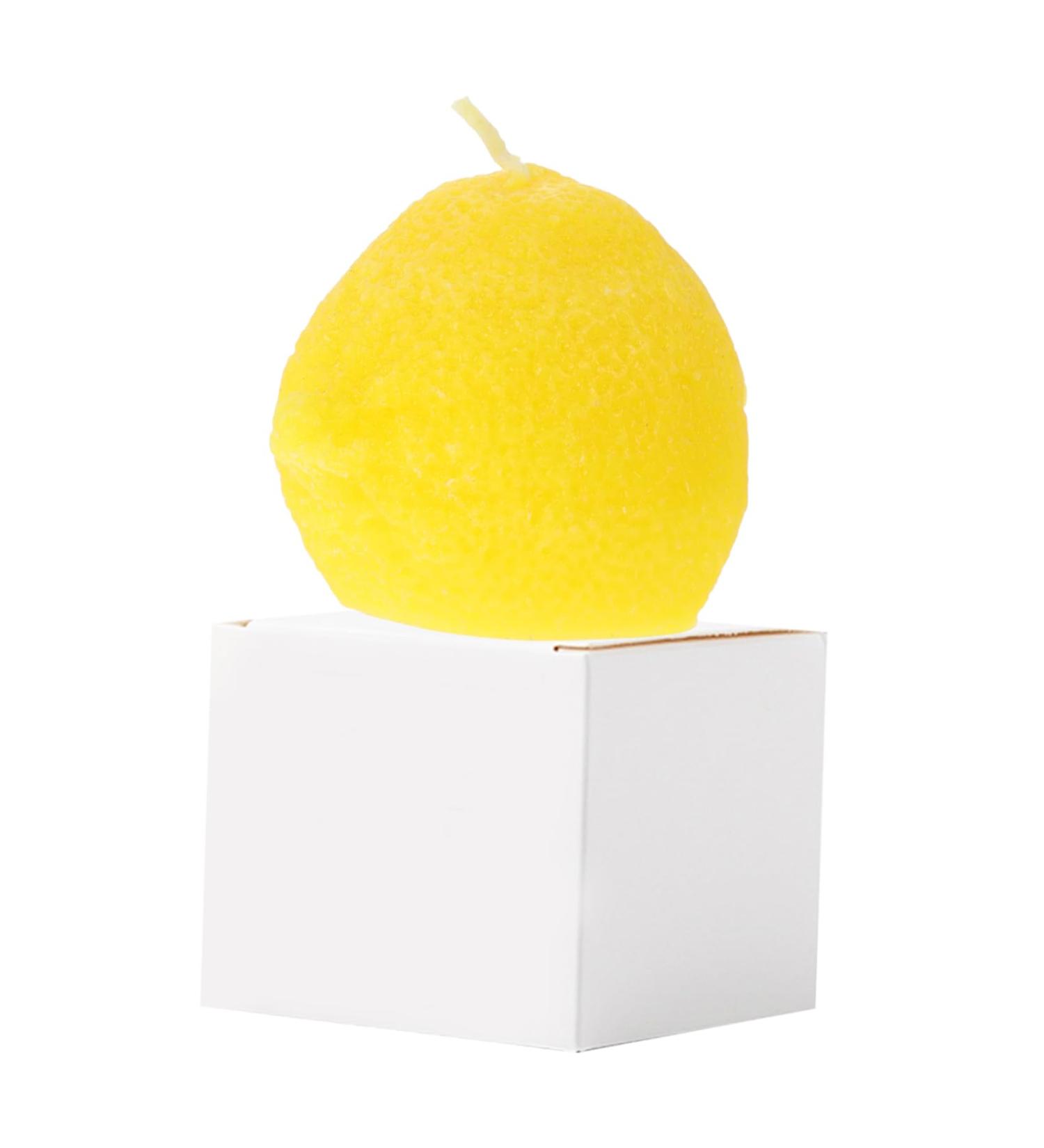 FRCOLOR Lemon Tea Candle - Relaxing Souvenir Candle for Girls | Korean Home Decor & Gifts | Paraffin Fragrance Oils - Buy Online on GoSupps.com