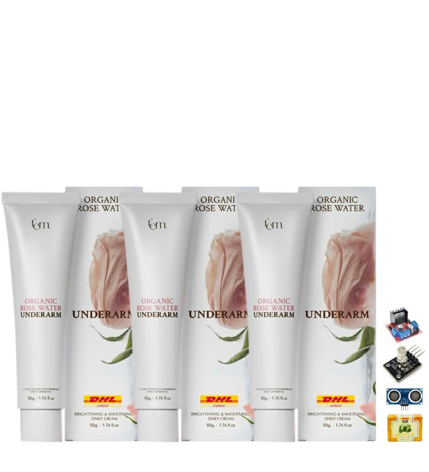 FEM Organic Rose Water Lavender Rosemary 1.76 FL.OZ Natural Skincare Moisture & Nourish | Buy 3 & Get Free Tomato Facial Mask - Thaigiftshop - Buy Online on GoSupps.com