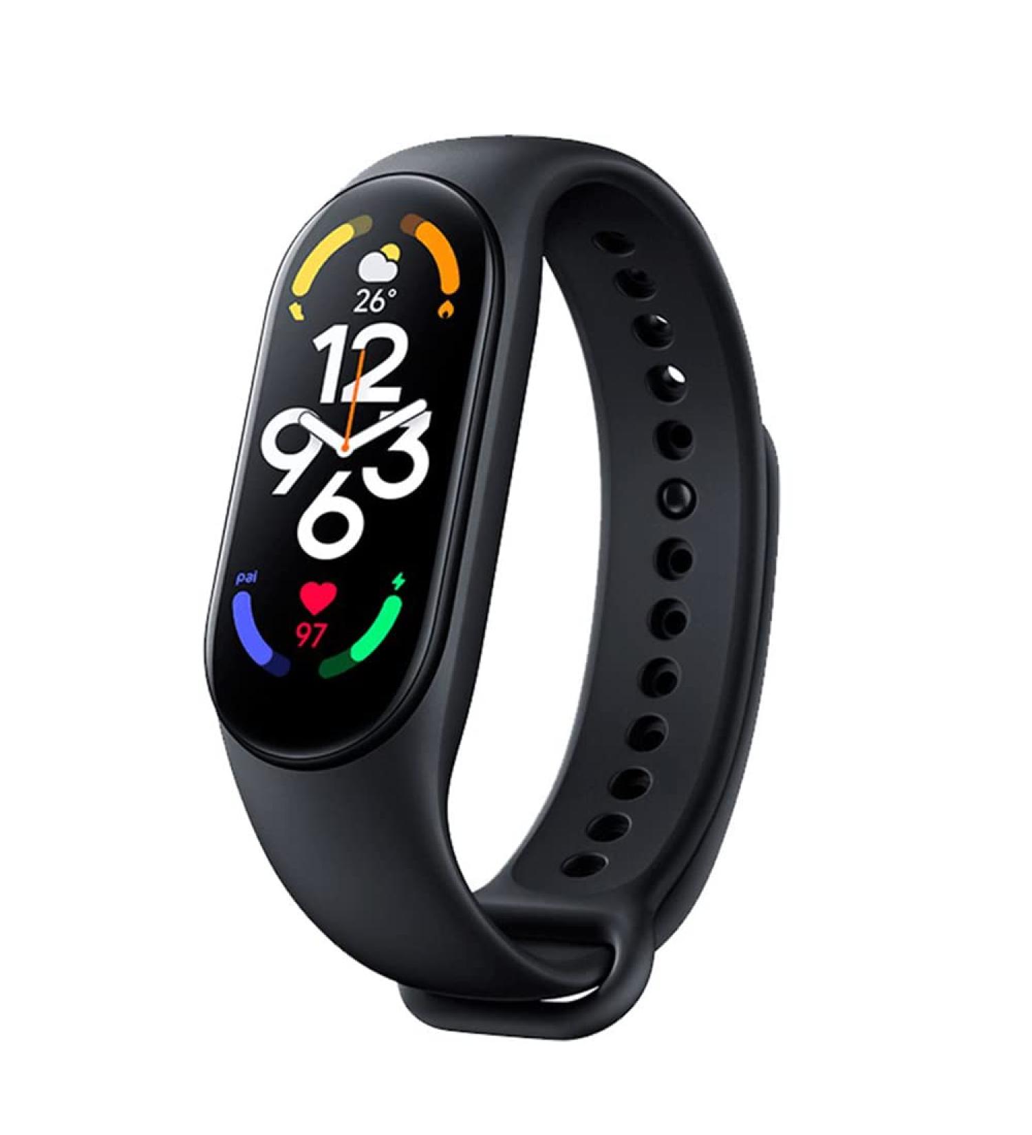 Xiaomi Mi Band 7 Smart Watch with High-Res 1.62 AMOLED Screen | Bluetooth 5.2 | 120 Sports Modes | Heart Rate & Blood Oxygen Sensor | Sleep Monitor - Buy Online on GoSupps.com