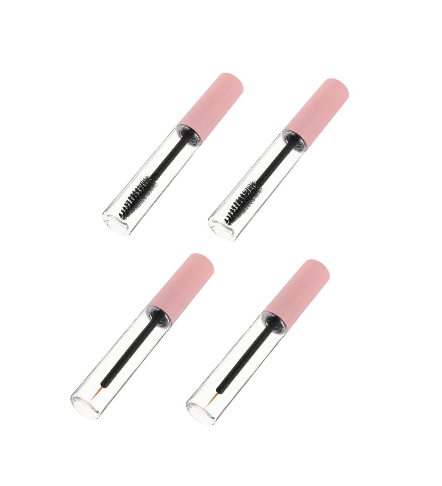 BELLIFFY 4pcs Eyeliner Stick Eyelash Cream Mini Containers Clear Eyelash Mascara Lip Balm Wand The Pet 1 g (Pack of 1) Pink - Buy Online on GoSupps.com
