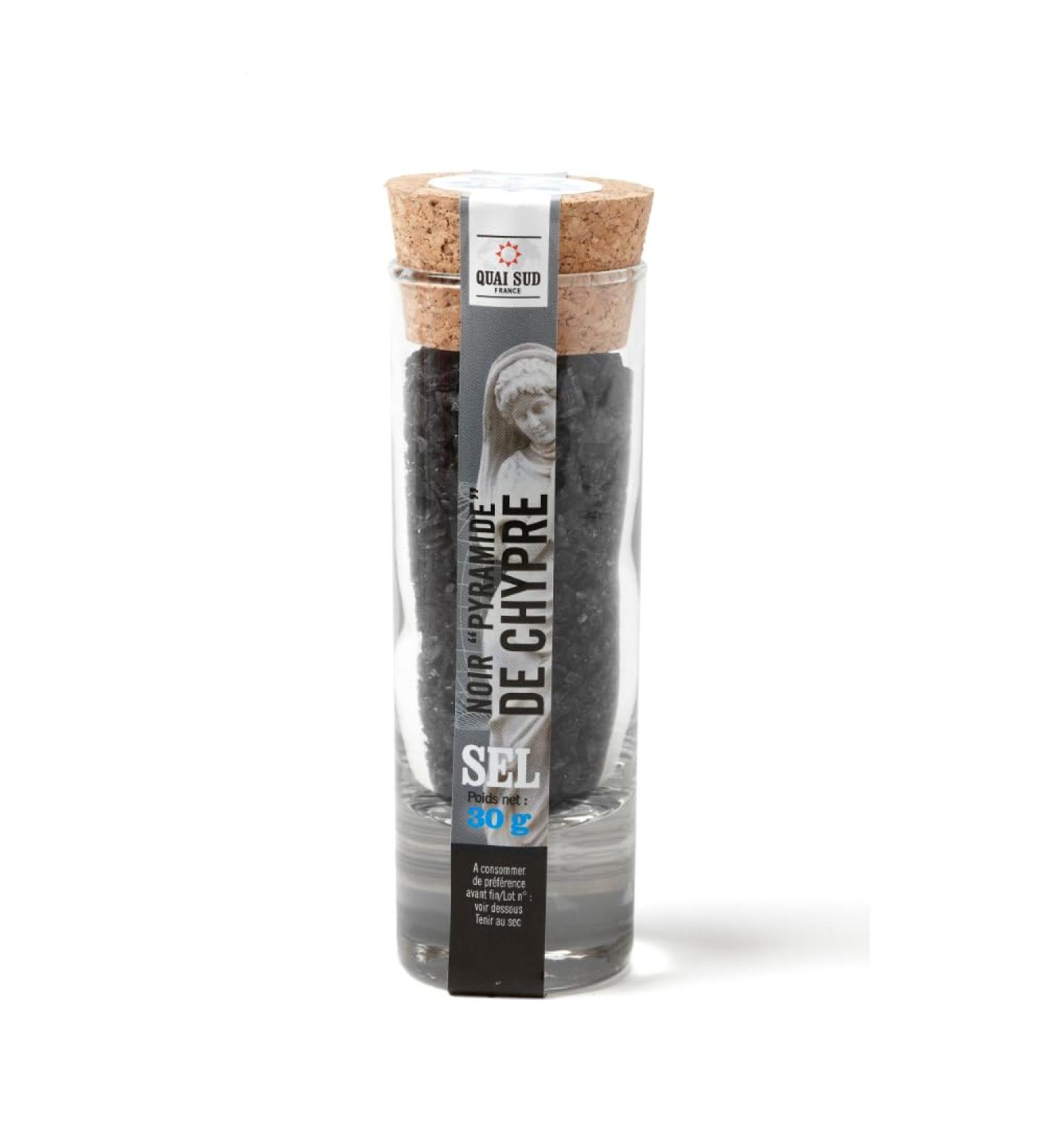 QUAI SUD Salts Of The World | 30g | Black Salt "Pyramid of Cyprus"