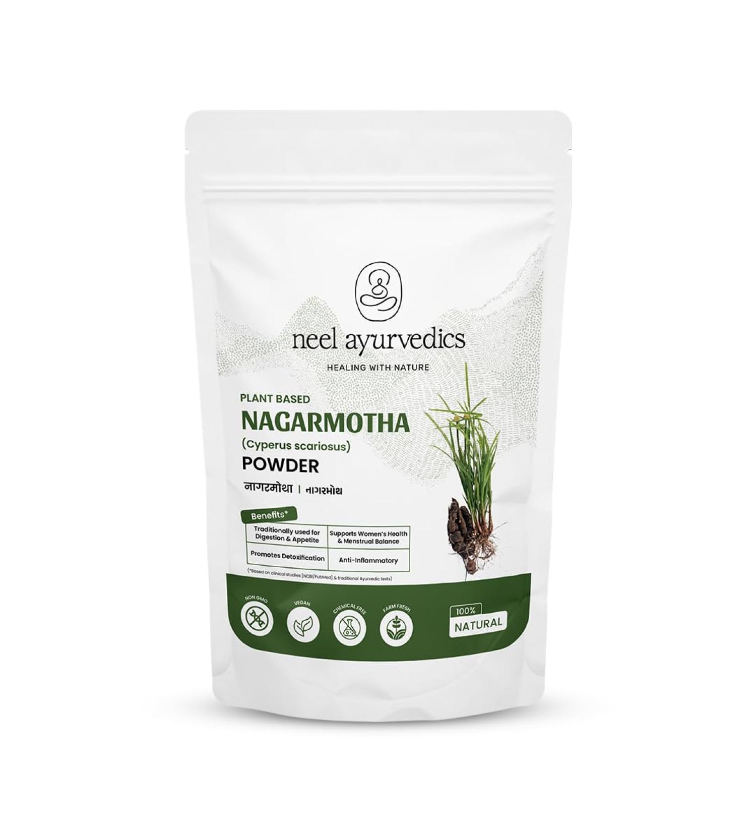 Nagarmotha | Cyperus scariosus Powder - 300 GM - Buy Online on GoSupps.com