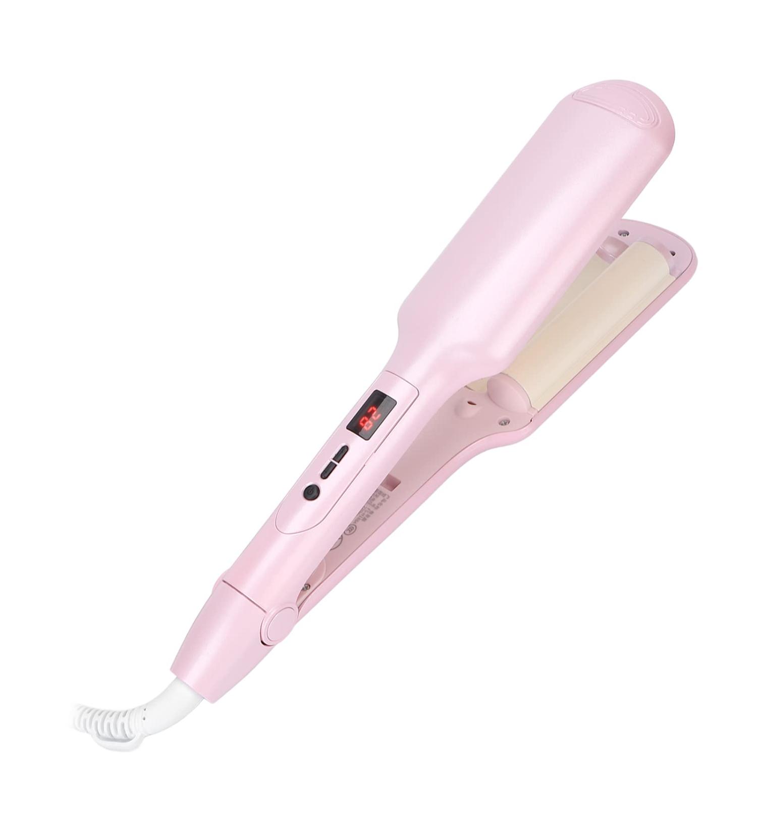Small Roll Hair Curler 2 Barrel Hair Waver Portable Waver Curling Wand Temperature Adjustable for Short Hair for Home for All Hair Types (US Plug 110V) - Buy Online on GoSupps.com