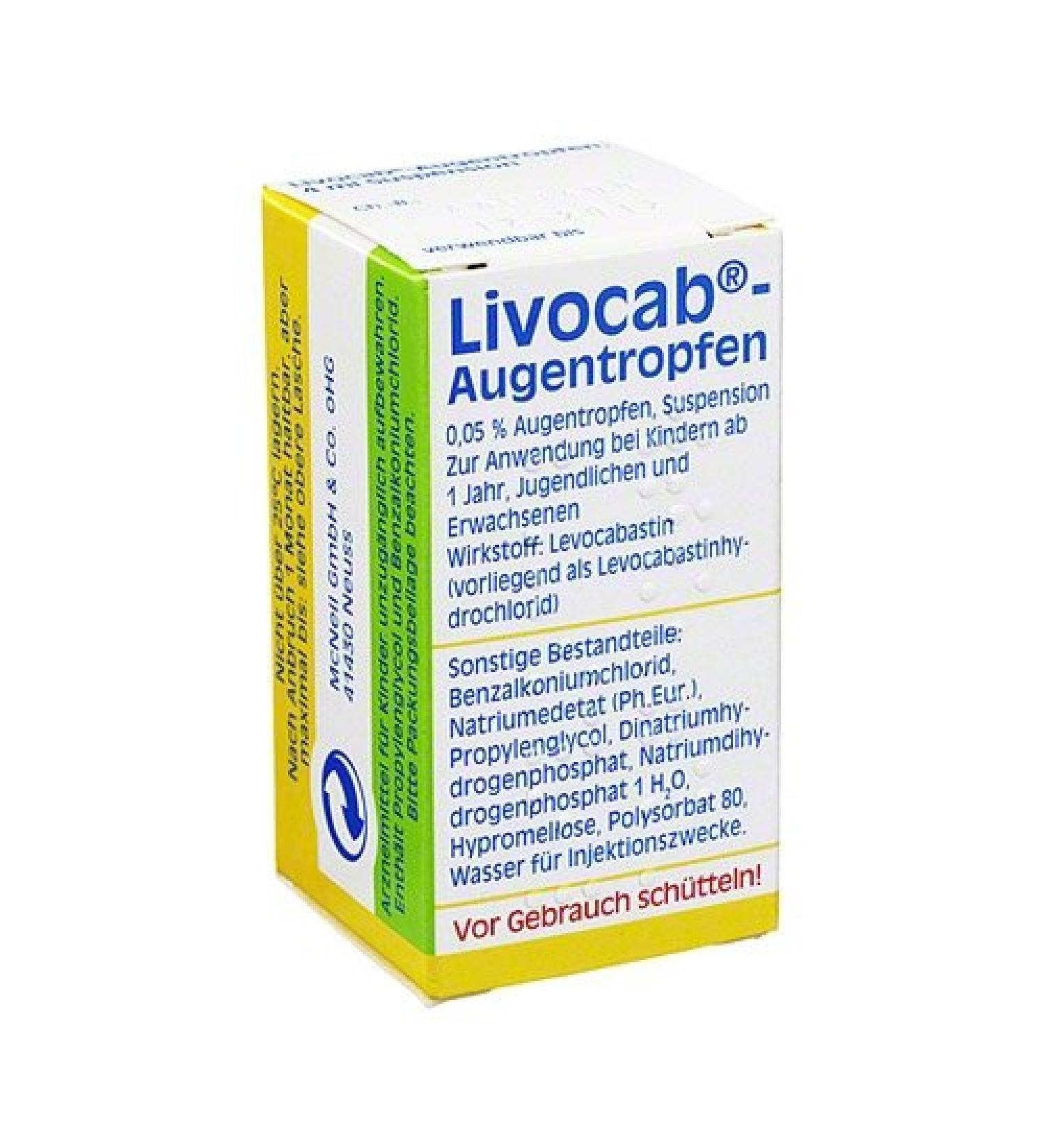Livocab eye drops 4 ml