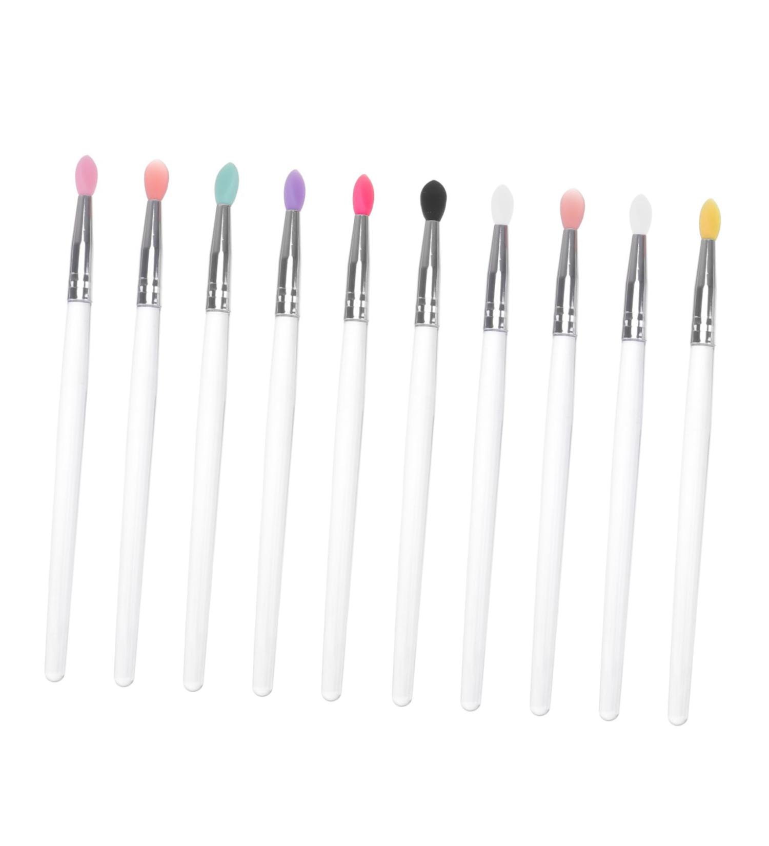 Ipetboom 10pcs Eye Shadow Brush Makeup Brush Cleaning Accessories Eye Makeup Accessory Eyes Eye Shadow Stick - Buy Online on GoSupps.com