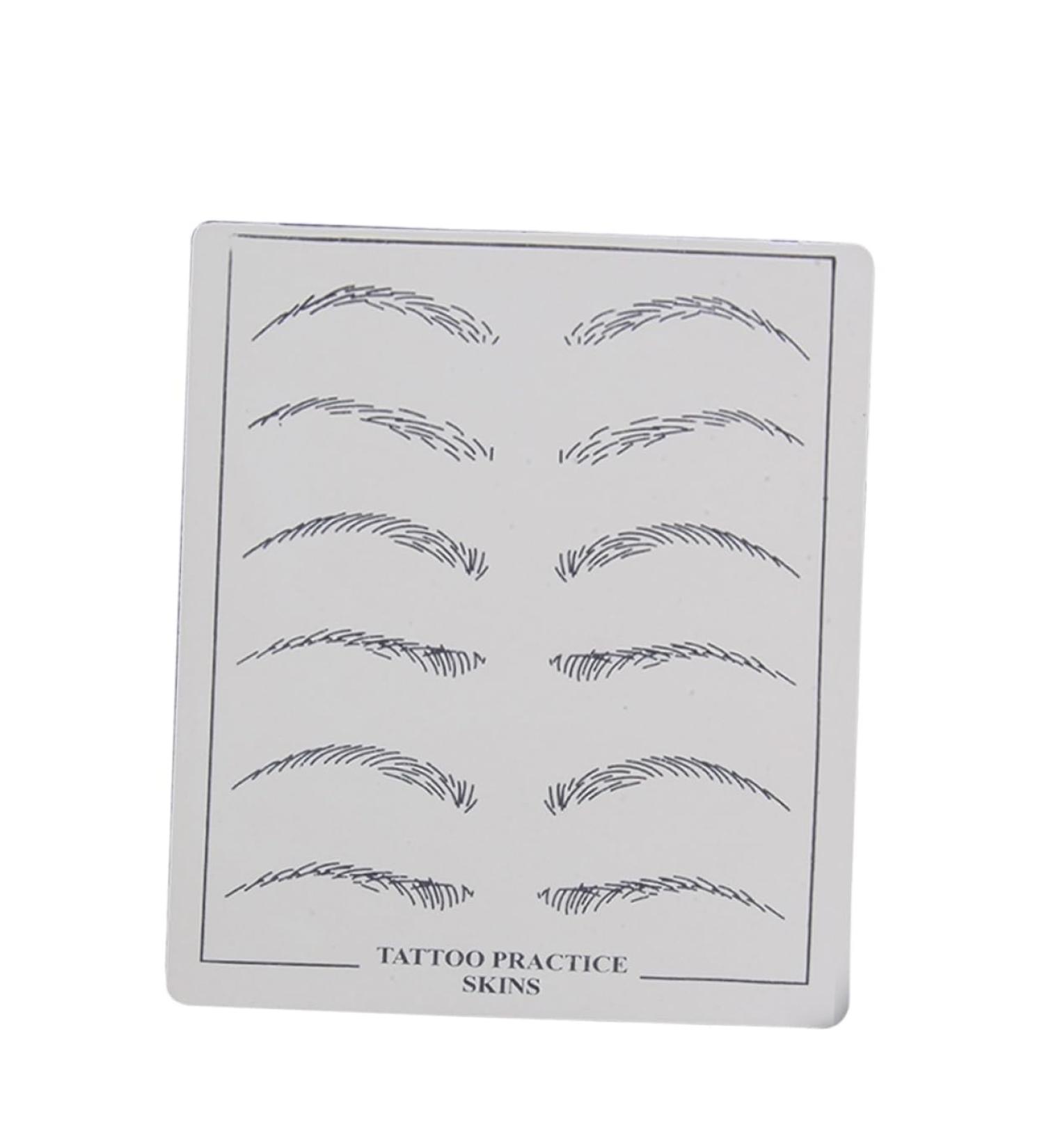 WOFASHPURET Eyebrow Microblading Skin 6 Pcs eye brow shaping kit eyebrow microblading tattoo equipment eyebrow trimming - Buy Online on GoSupps.com