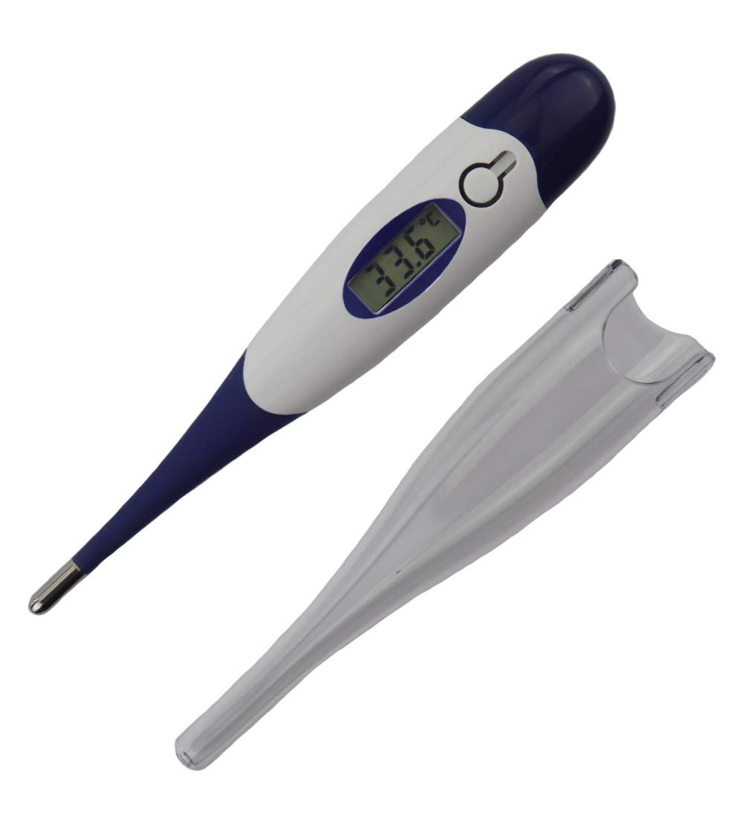 Buy Digital Flexible Thermometer for Adults & Children - Easy-to-Use with 25 Probe Covers International Shipping Available - Buy Online on GoSupps.com
