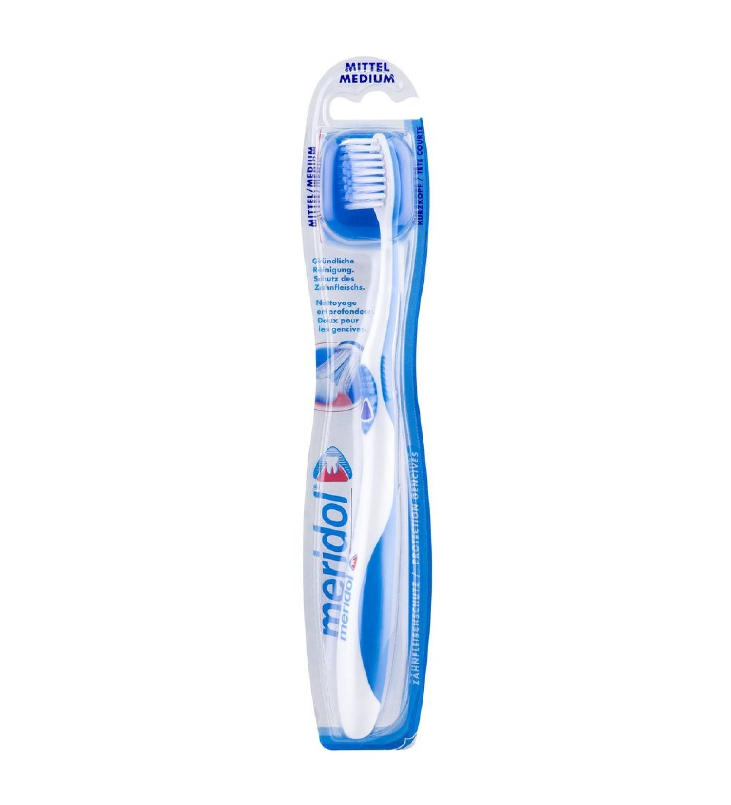 Buy Meridol Medium Toothbrush - Pack of 2 (2 x 1 Piece) | International Shipping Available - Buy Online on GoSupps.com