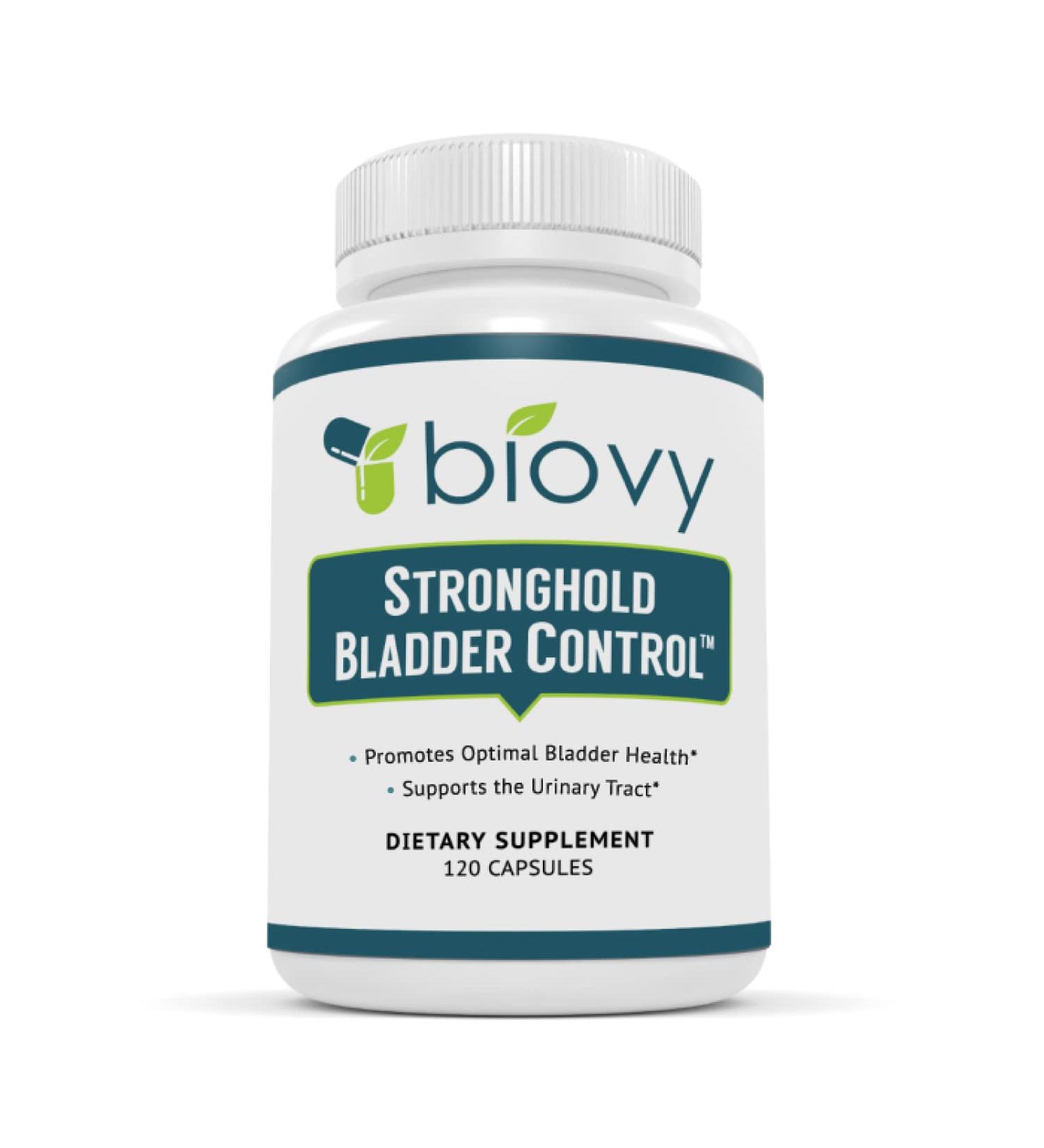Stronghold Bladder Control for Men and Women -Supports Healthy Urinary Flow (Already Within Normal Ranges) - 120 Capsules - Buy Online on GoSupps.com