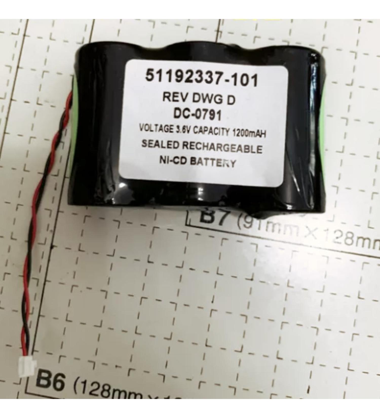C200 System Battery TDIP/N143553 51192337-101 1200 MAH 3.6V New