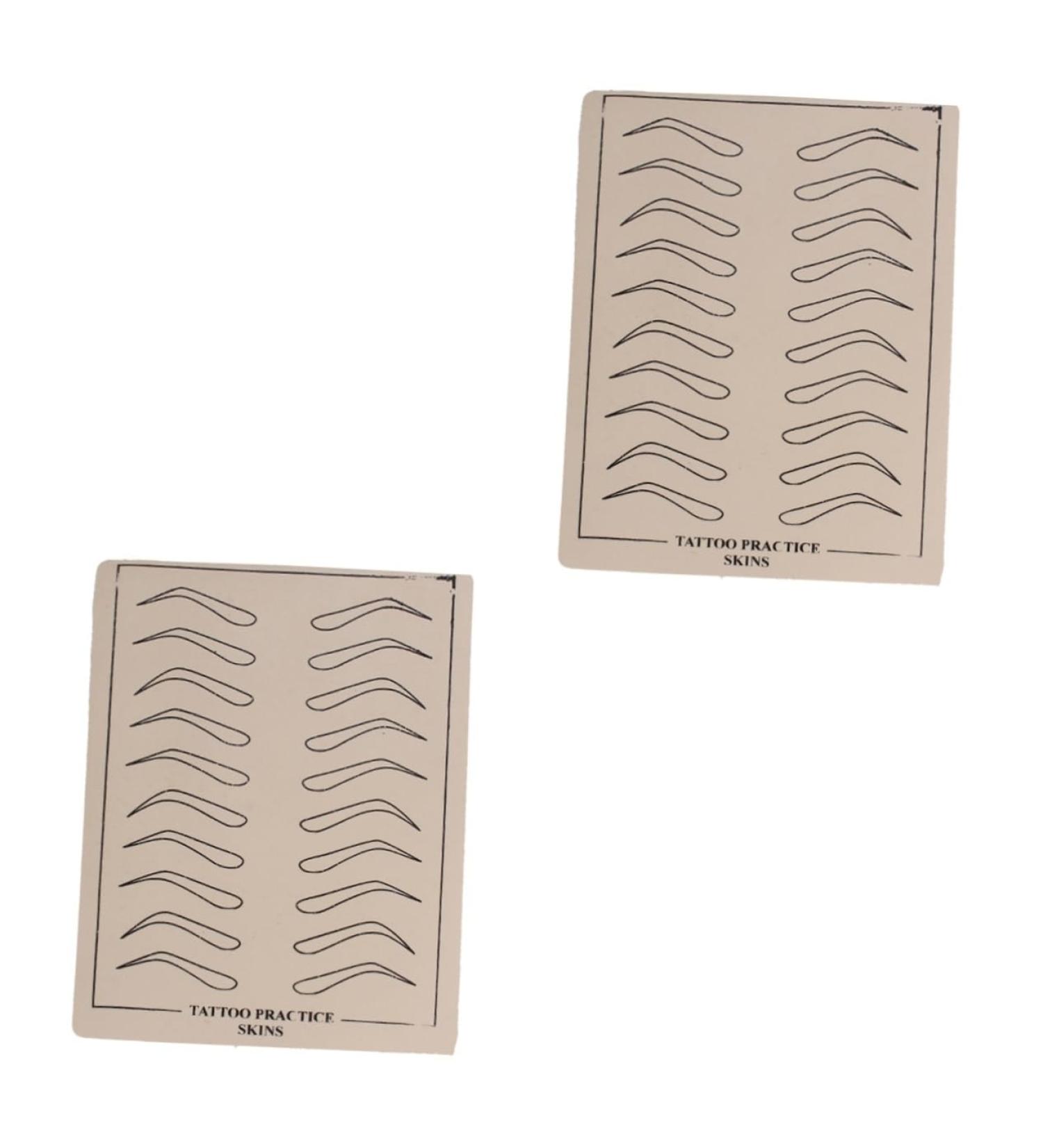 FOMIYES 12 Sheets eyebrow practice skin eyebrow microblading skin cosmetic 6 Pcsx2pcs As Shownx2pcs - Buy Online on GoSupps.com