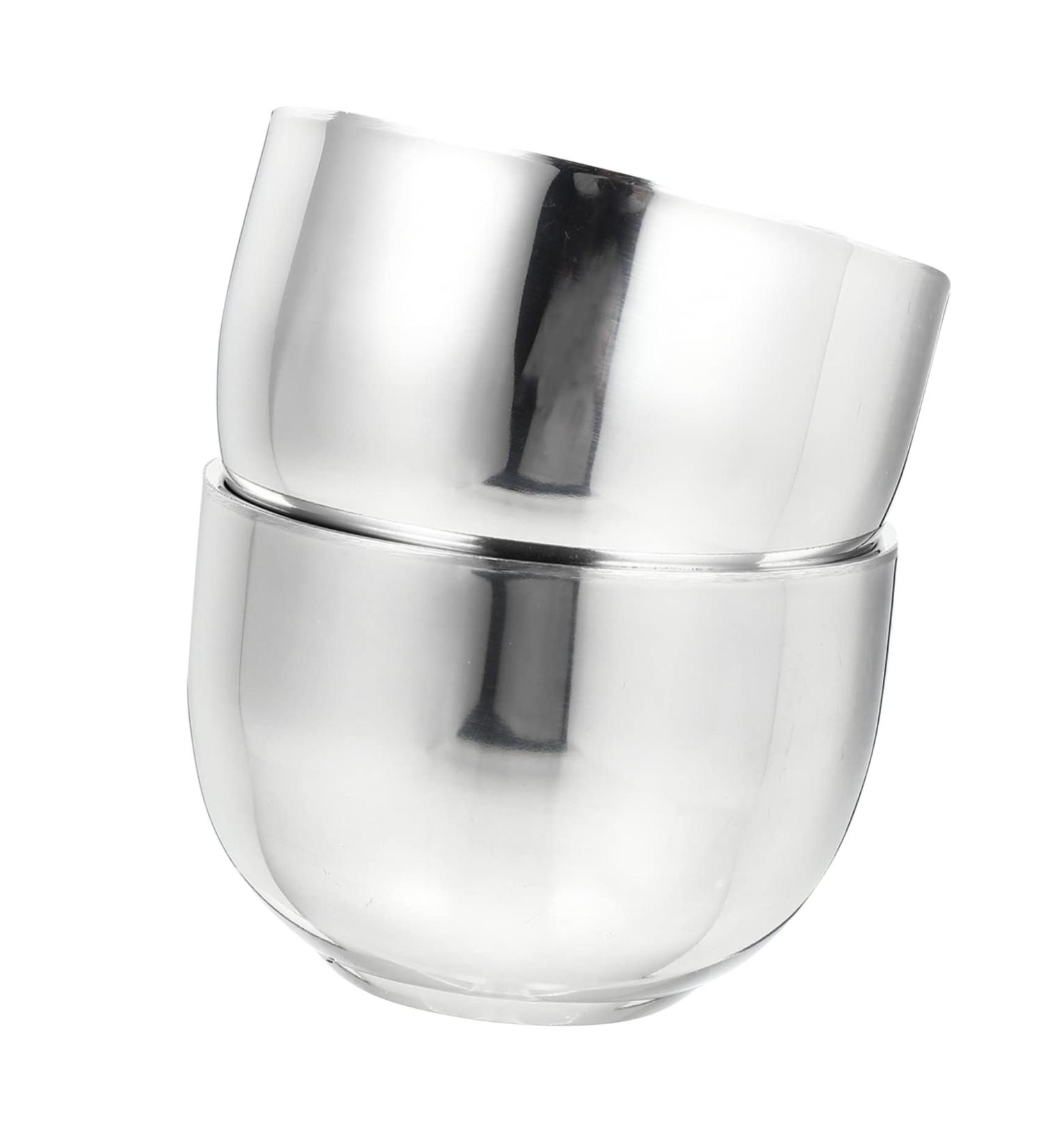 Frcolor 2-Piece Stainless Steel Shaving Set for Men - Rustproof Razor Foam Pearls & Brush Holder - Perfect Gift for Grooming - Buy Online on GoSupps.com