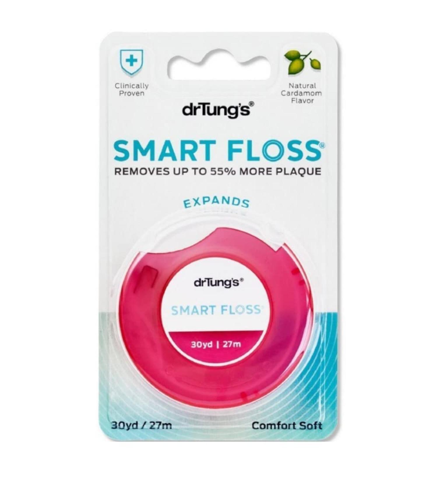 Dr. Tung's Smart Floss - Natural Cardamom Flavor, 30 yd | Eco-Friendly Dental Care - Buy Online on GoSupps.com