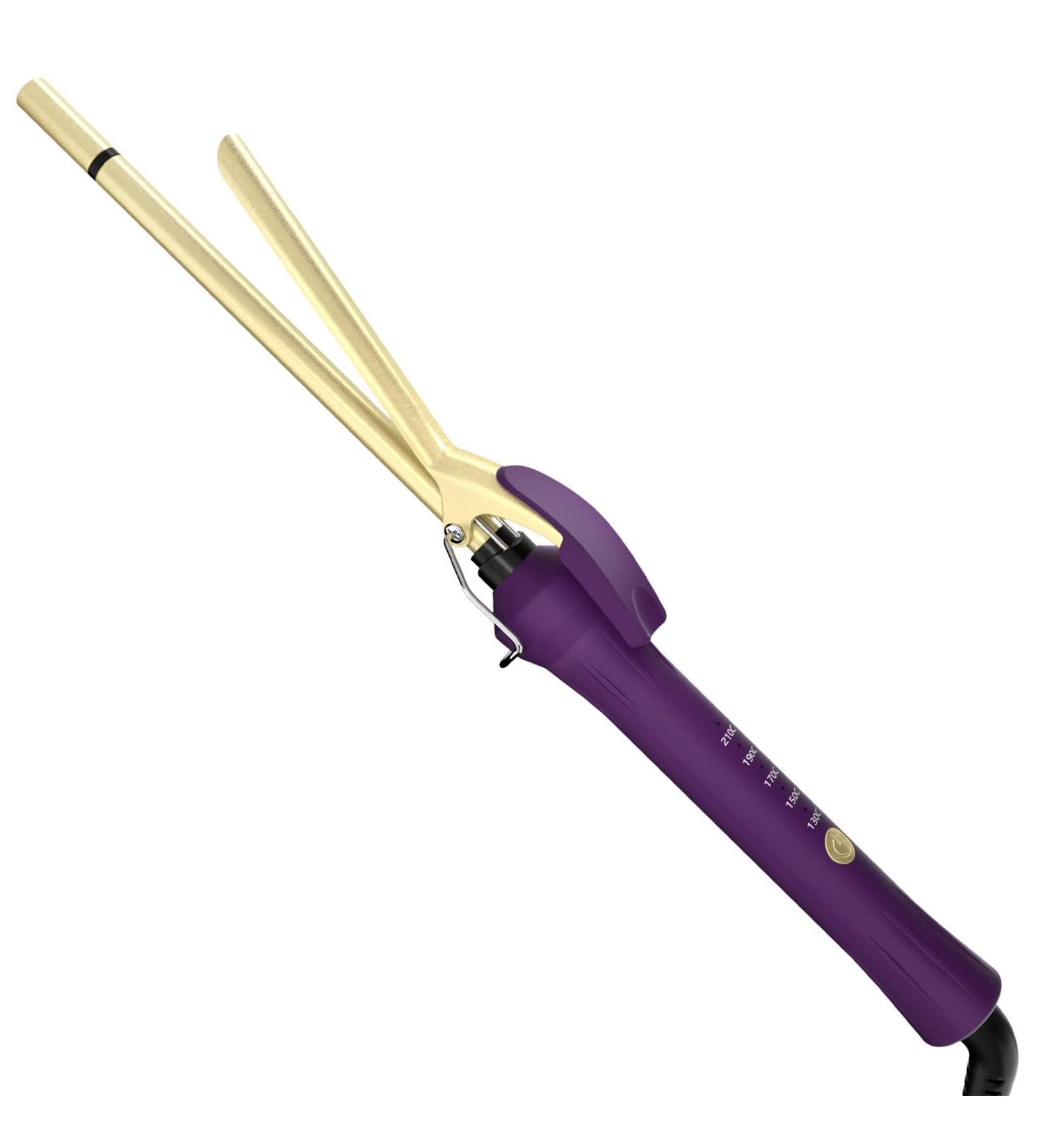 SHOW 9mm Tourmaline Ceramic Curling Tong for Short/Long Hair - Professional Skinny Hair Curler Iron - 3/8 Inch Barrel Width for Perfect Curls - Buy Online on GoSupps.com