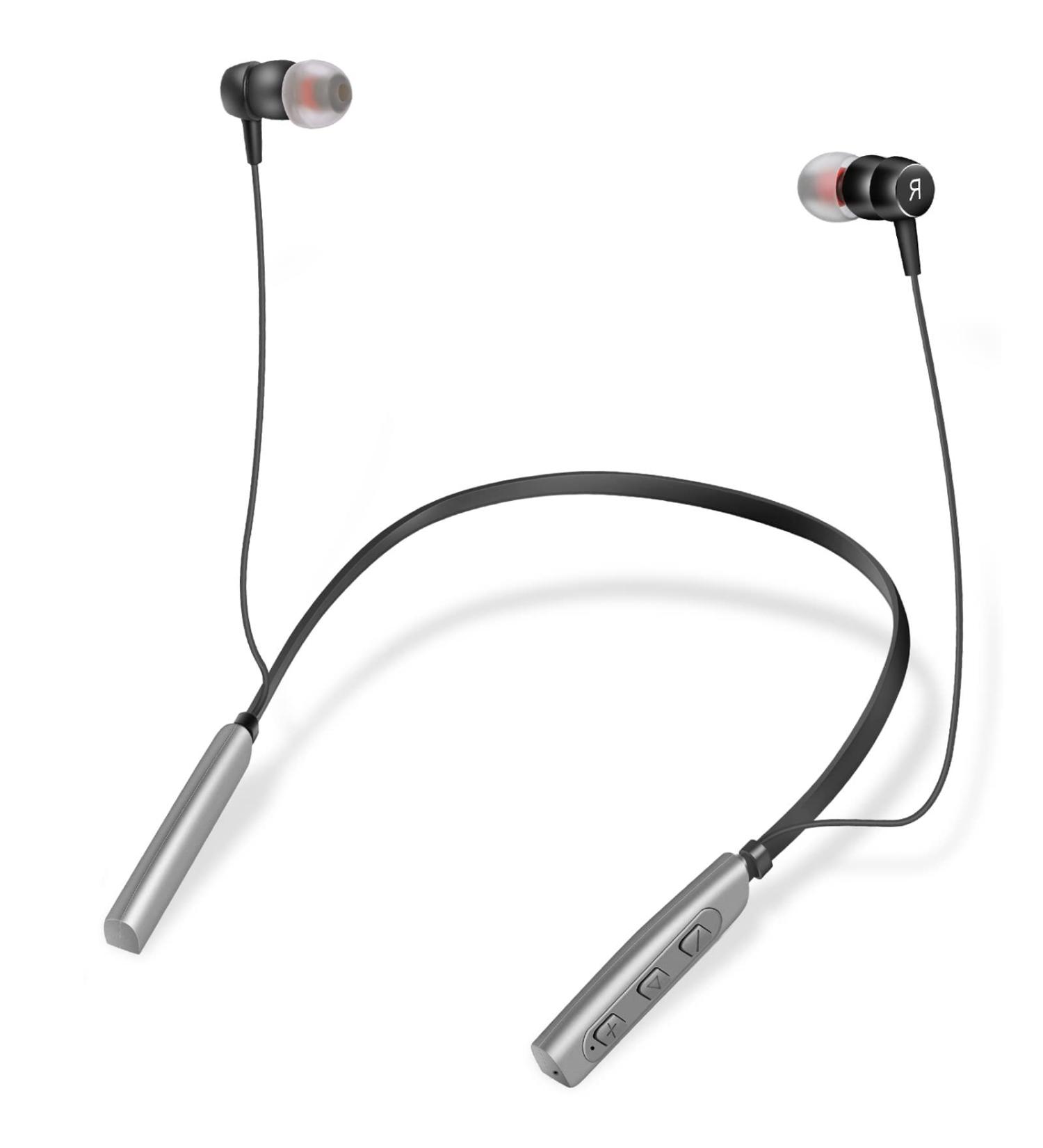 CESLIFF Rechargeable Hearing Aids - Wireless Neckband Amplifier for Seniors & Adults - Noise Canceling, 2 Modes, 5 Volume Control - Silver Grey - Buy Online on GoSupps.com