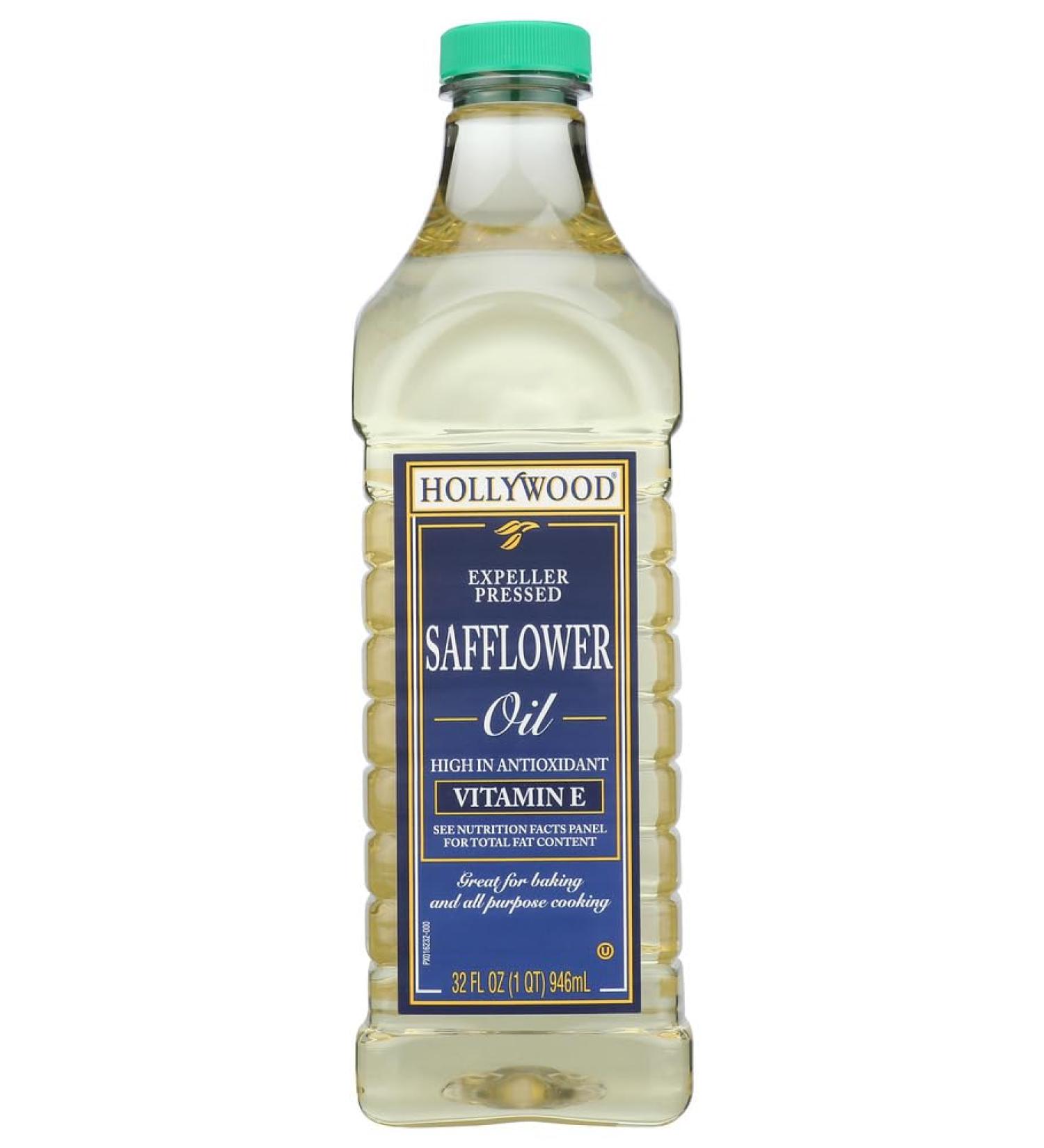 Hollywood Oil Safflower - Premium Cold-Pressed Oil for Cooking & Skincare | Shop Now Worldwide - Buy Online on GoSupps.com