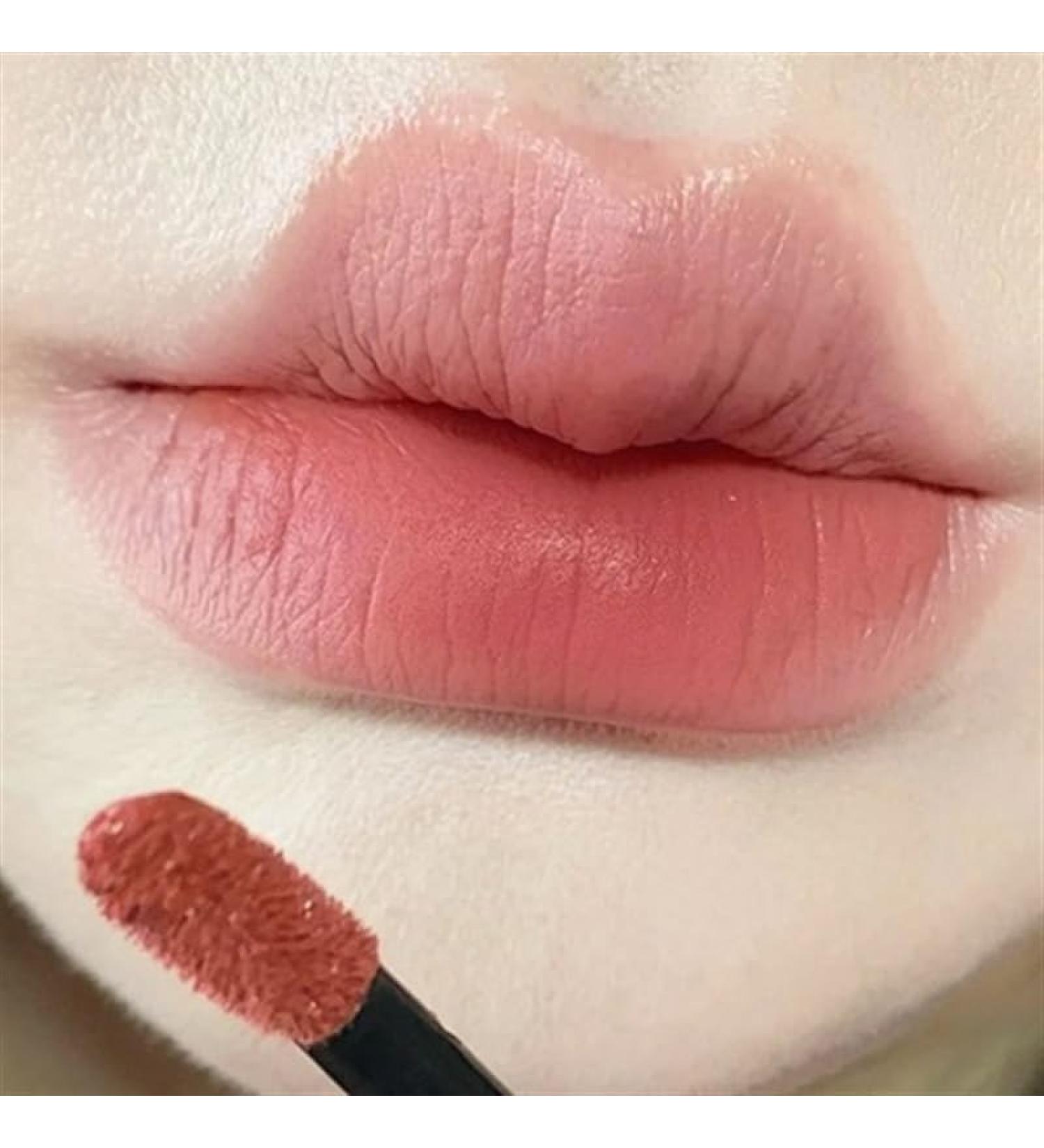 BADALO Velvet Mist Water Mist Lip Mud Soft Silky Matte Vegan White Glossy Non-stick Lip Glaze Lipstick (color: 2 Newborn Laurel)