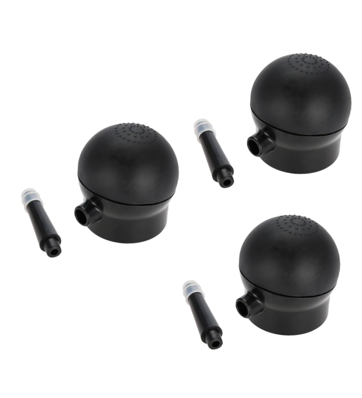 Beavorty 3 Pcs Hairdressing Tools Powder Sprayer Hair Spray Bottle Airbrush Fibers Nozzle Black - Buy Online on GoSupps.com