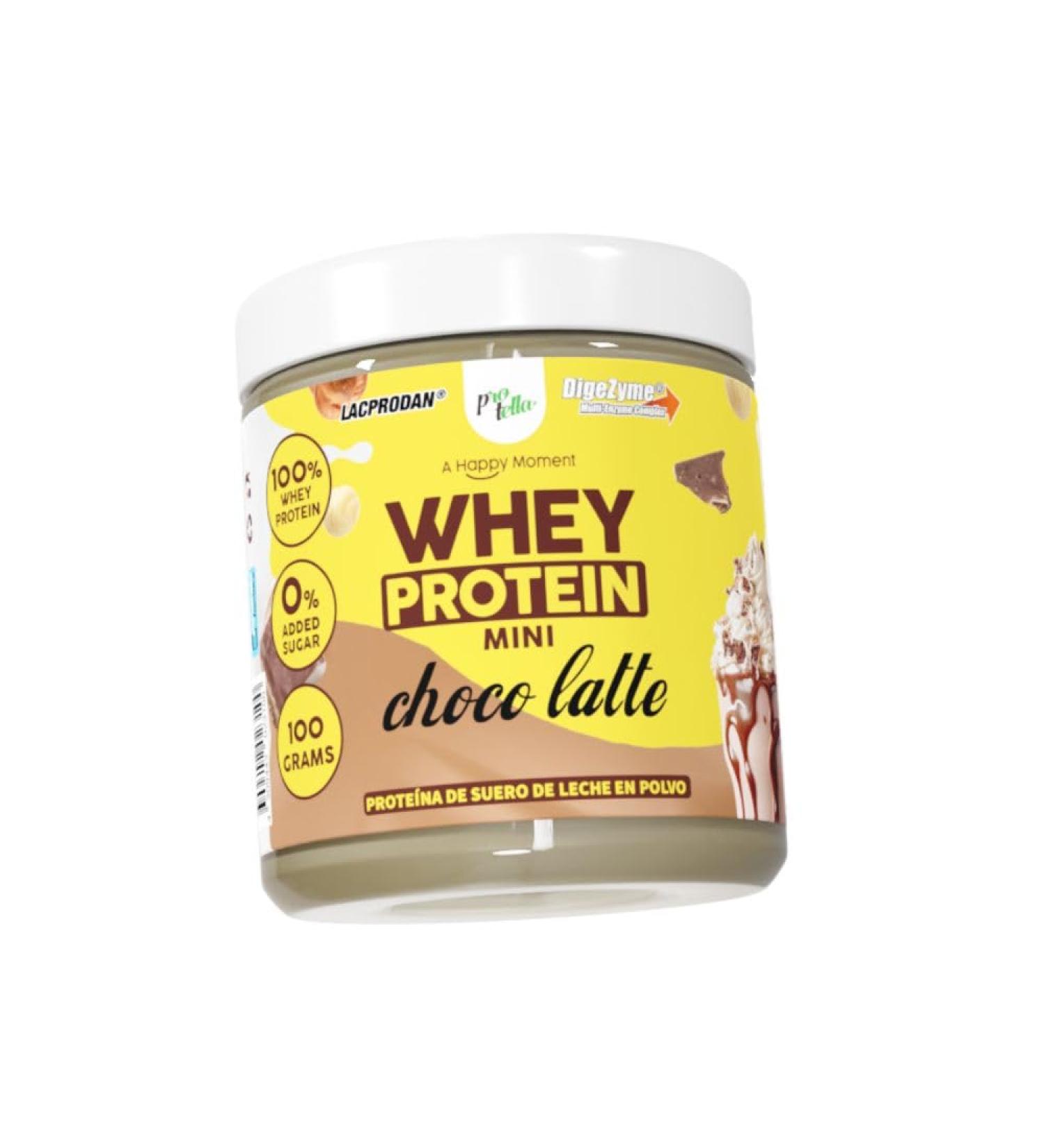 Buy Protella Mini Whey Protein Original 125g - 80% Whey Protein with Chocolate & Hazelnut Flavor | International Shipping Available - Buy Online on GoSupps.com