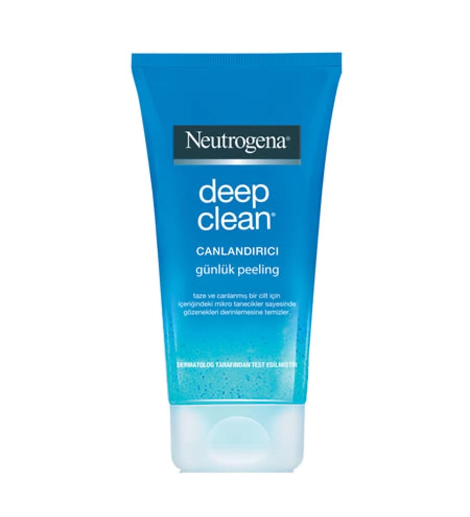 Neutrogena Deep Clean Invigorating Foaming Facial Scrub - 4.2 fl. oz | Glycerin Cooling Gel Face Wash for Dirt, Oil & Makeup Removal - Buy Online on GoSupps.com