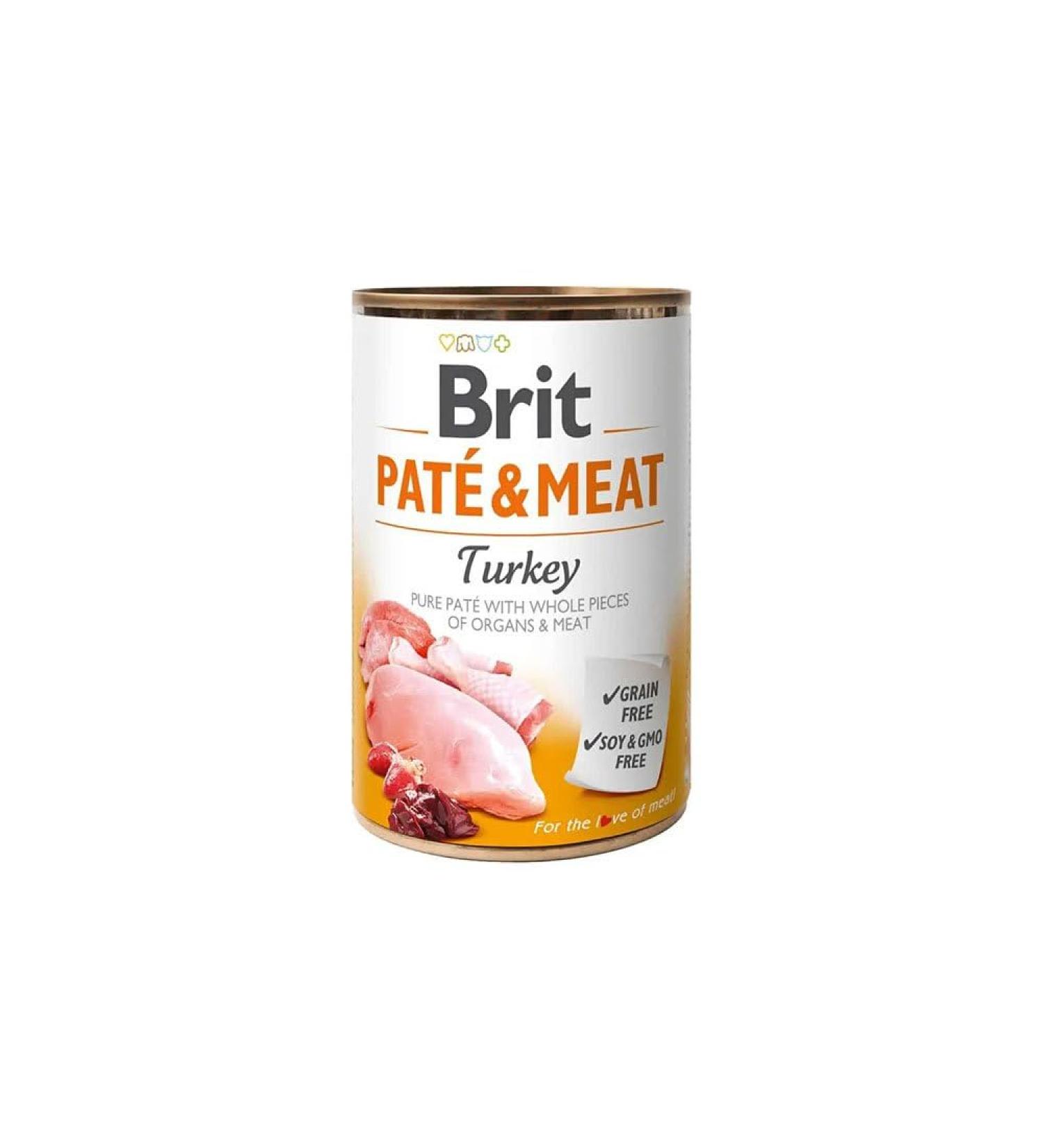 BRIT Pate & Meat Turkey 6 x 400 g