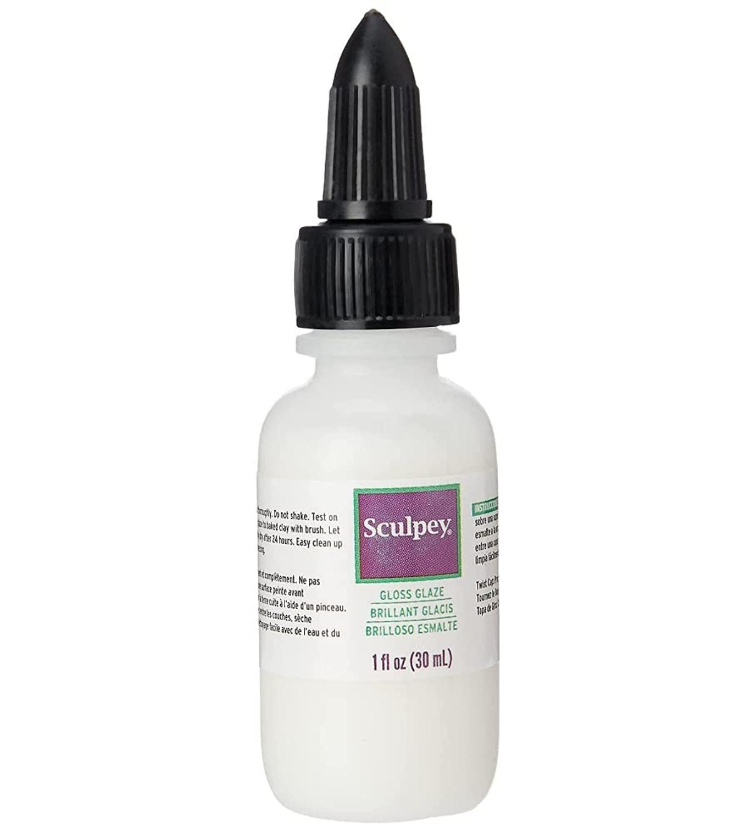 Sculpey Gloss Glaze 1 fl oz - Non Toxic Polymer Clay Finish - Buy Online on GoSupps.com